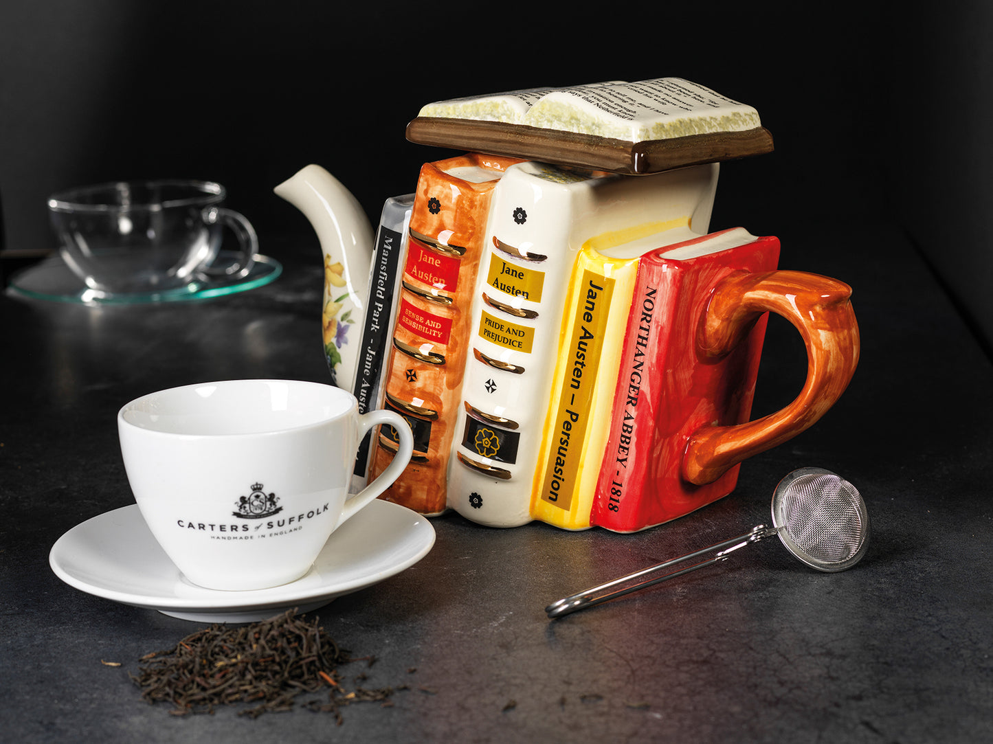 Carters of Suffolk - Books (Austen) - Handmade Teapot