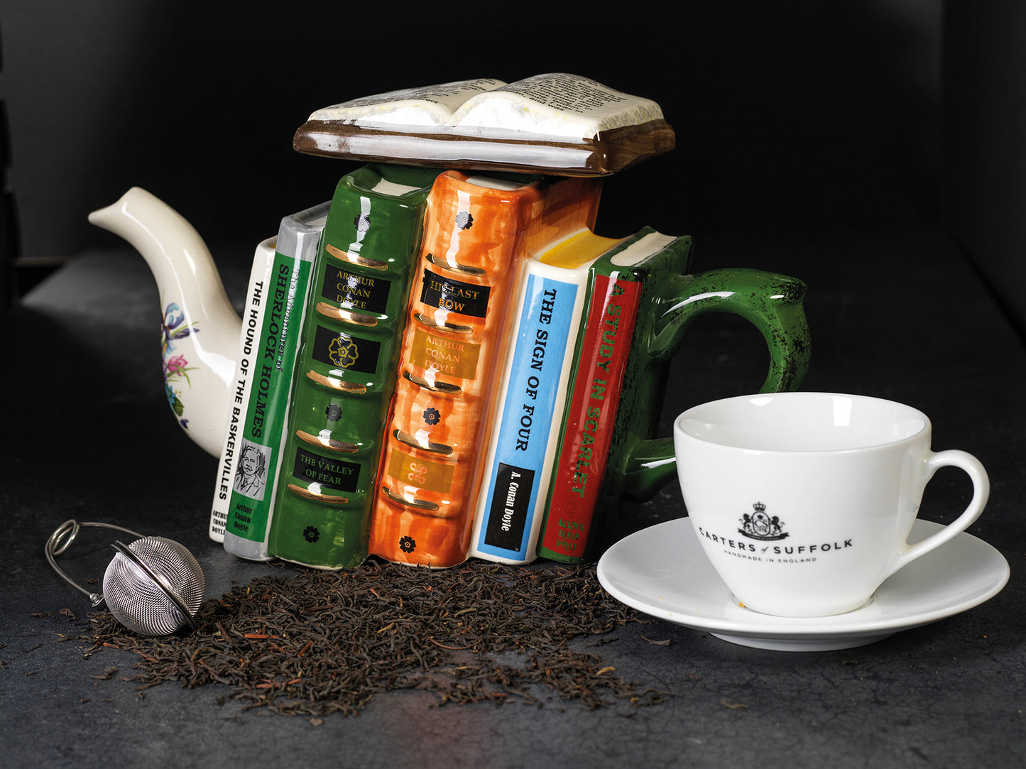 Carters of Suffolk - Books (Sherlock) - Handmade Teapot