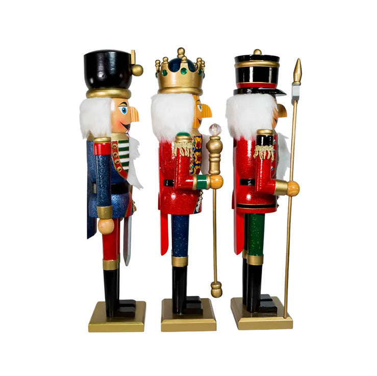 Kurt S. Adler Nutcrackers - King and Soldiers 20" (Set of 3)