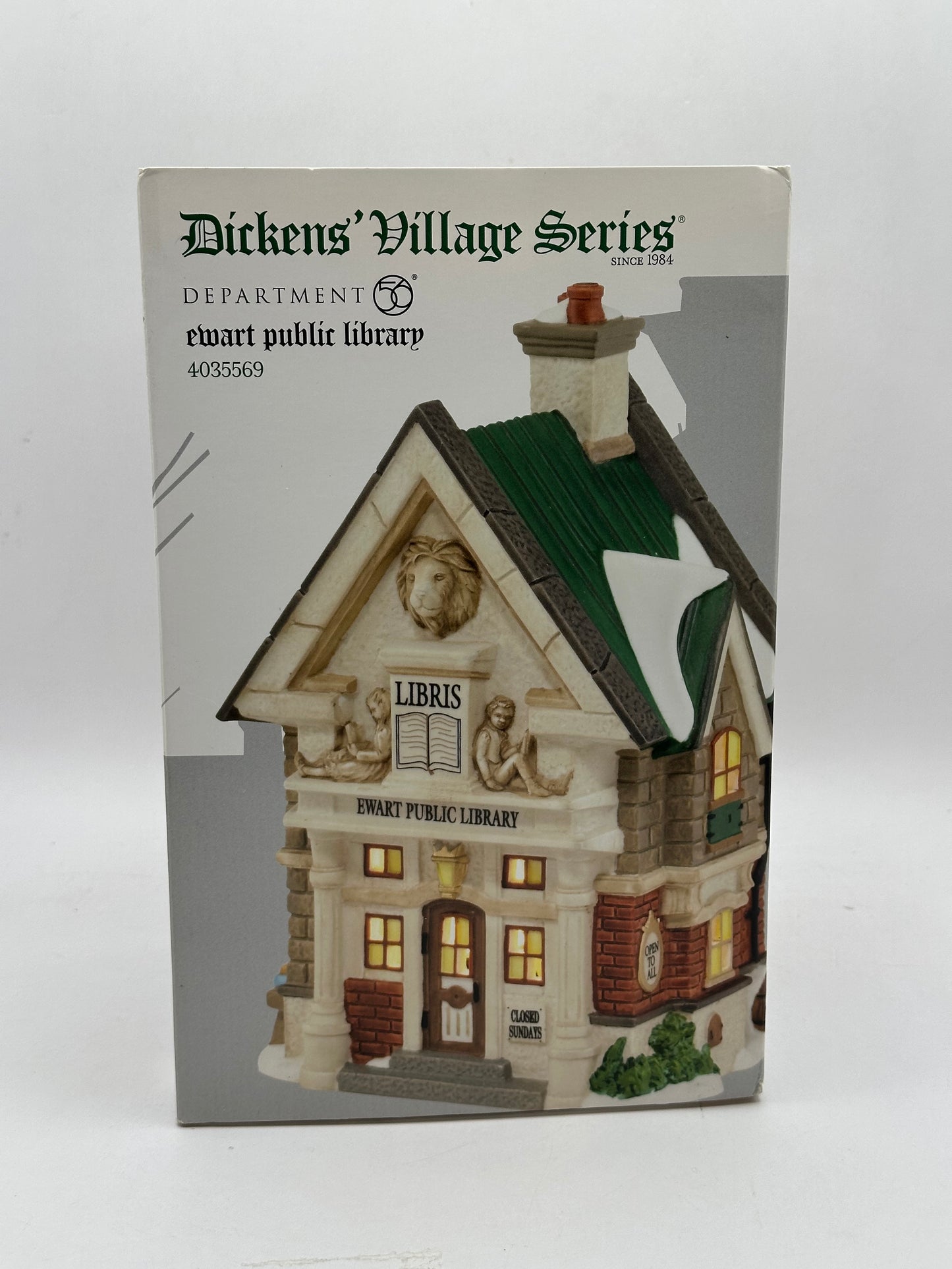 Department 56 - Ewart Public Library - Dickens' Village