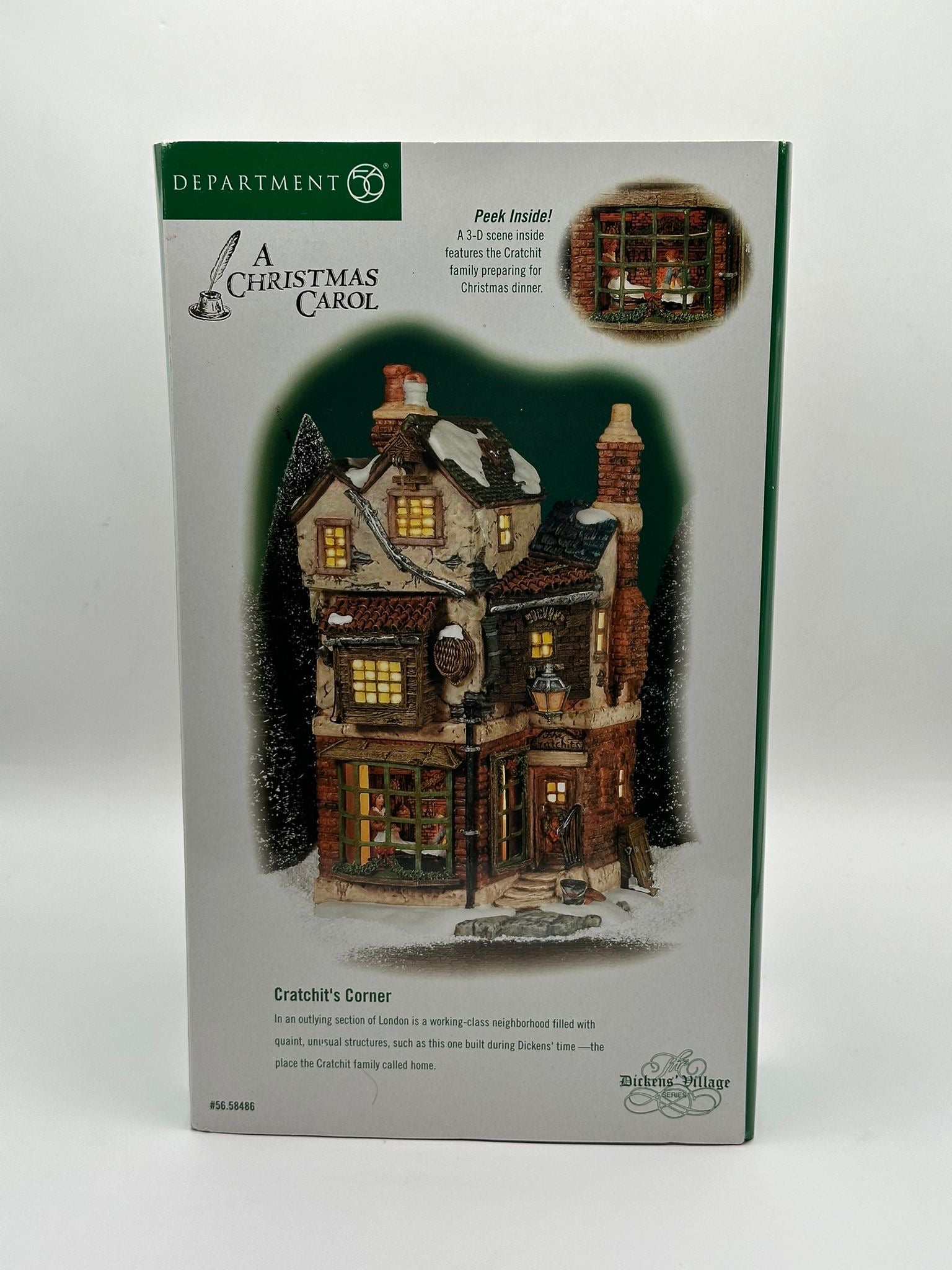 Department 56 - Cratchit's Corner - Dickens' Village – Vintage