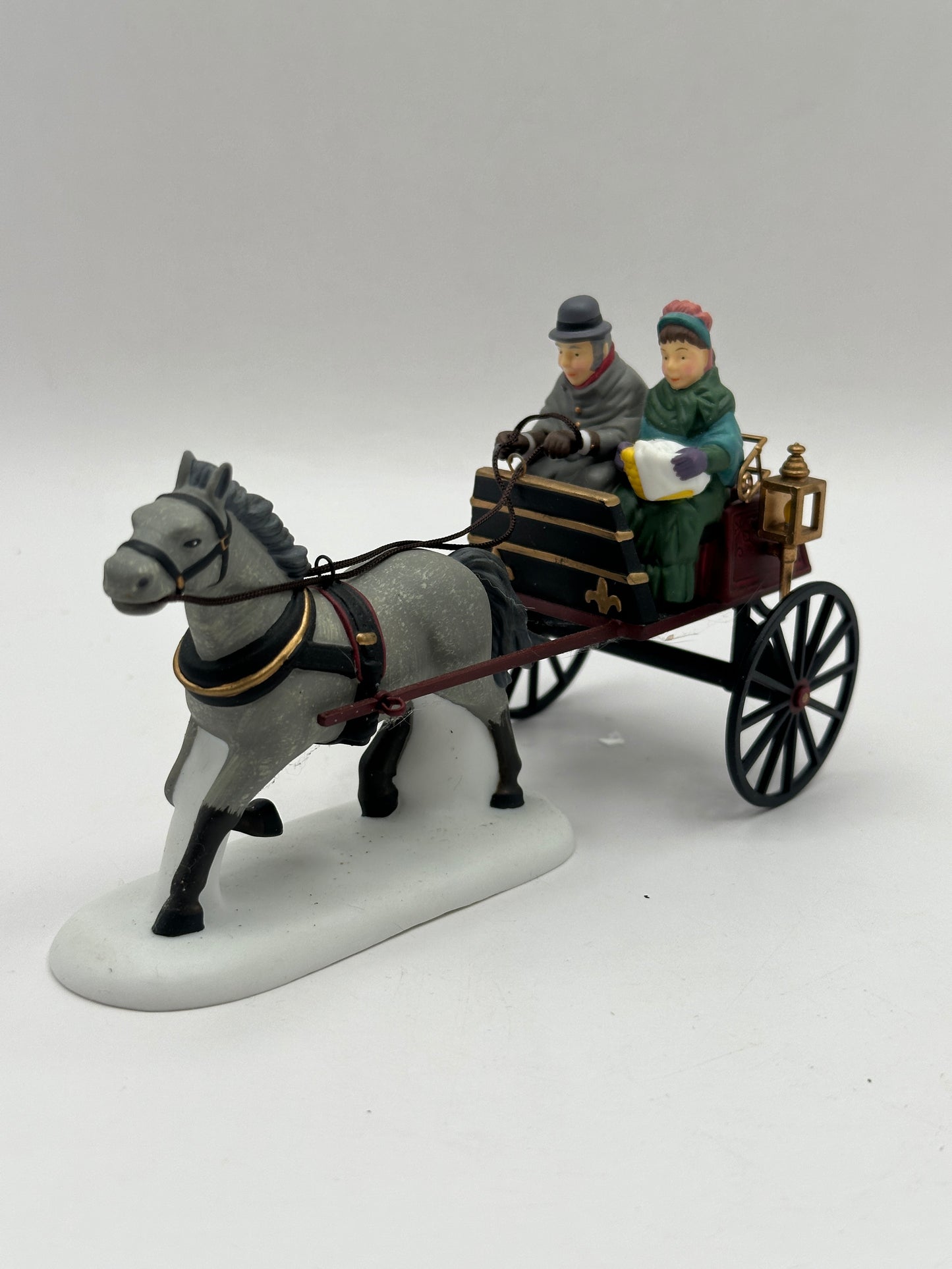 Department 56 - Red Christmas Sulky - Dickens' Village