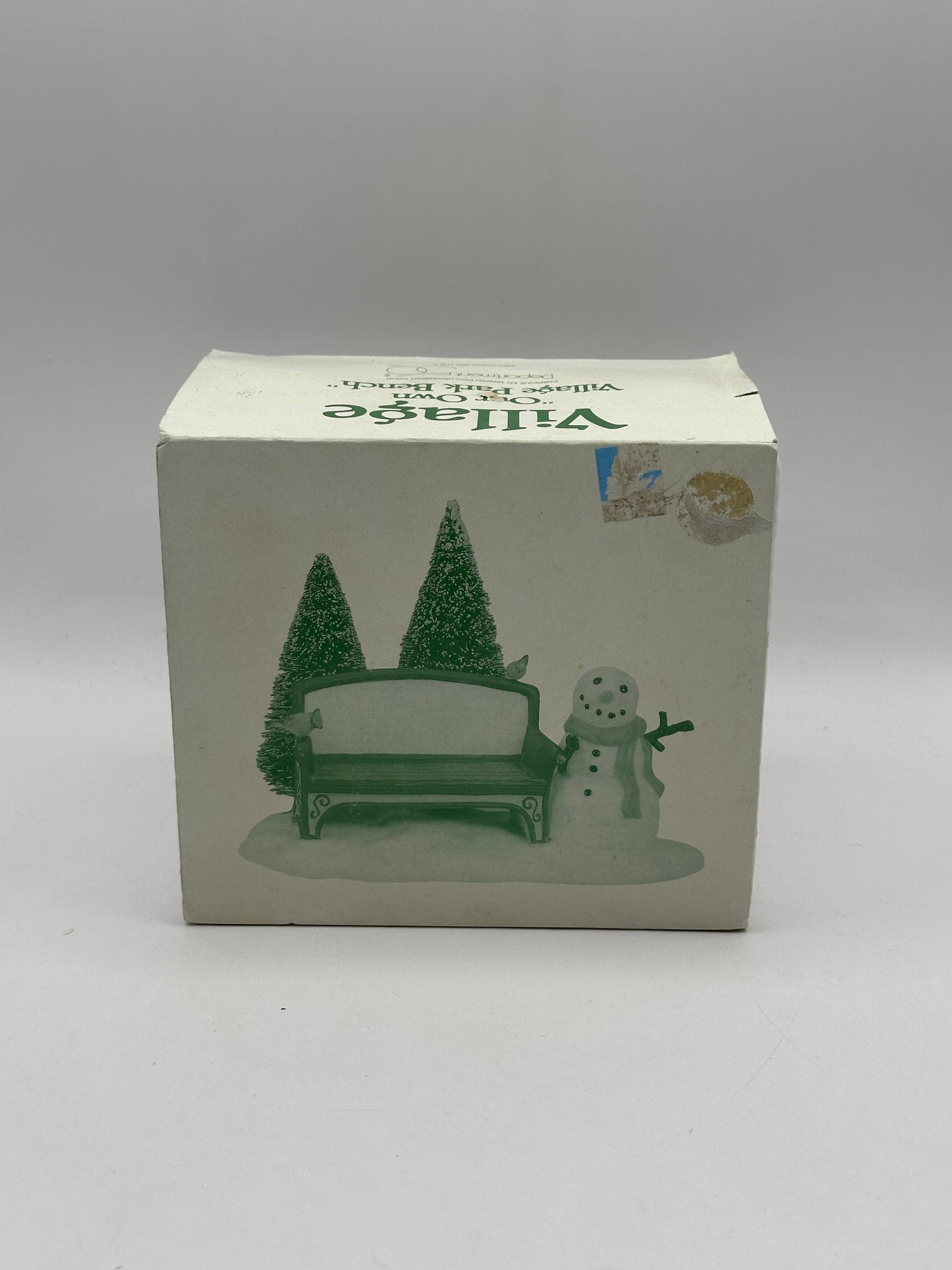 Dept 56 Village Accessories Our Own Village Park Bench