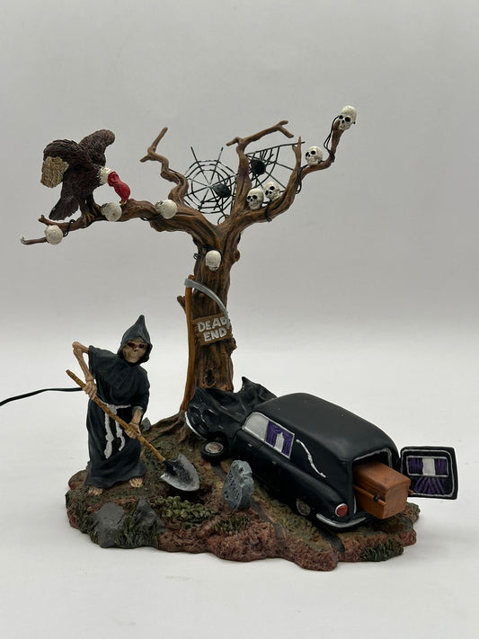 Department 56 - Haunted Hearse - Snow Village Halloween