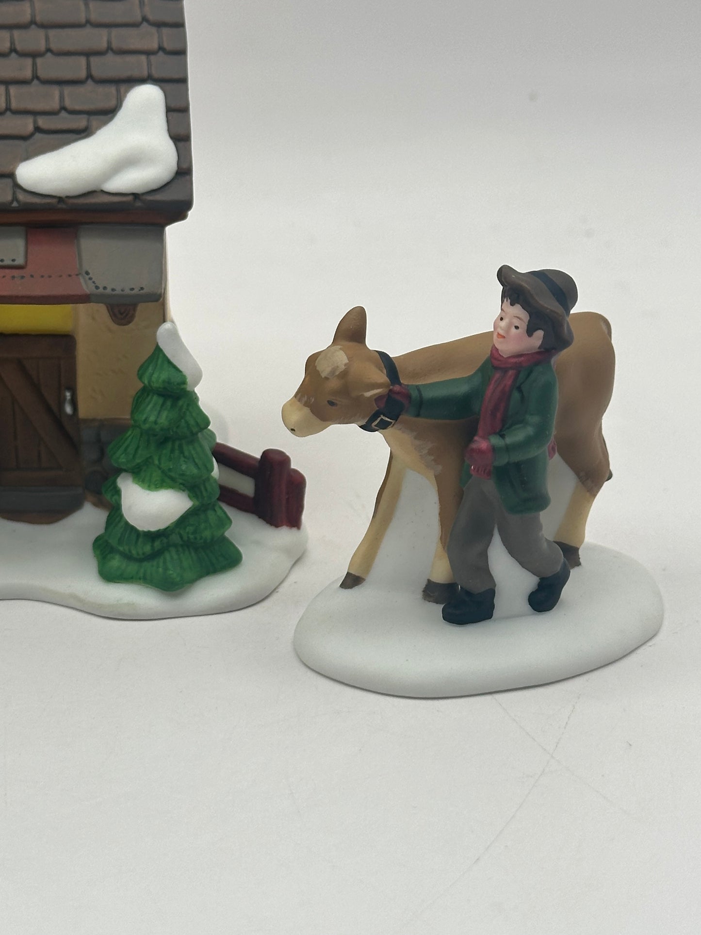 Department 56 - Tending The New Calves - Dickens' Village