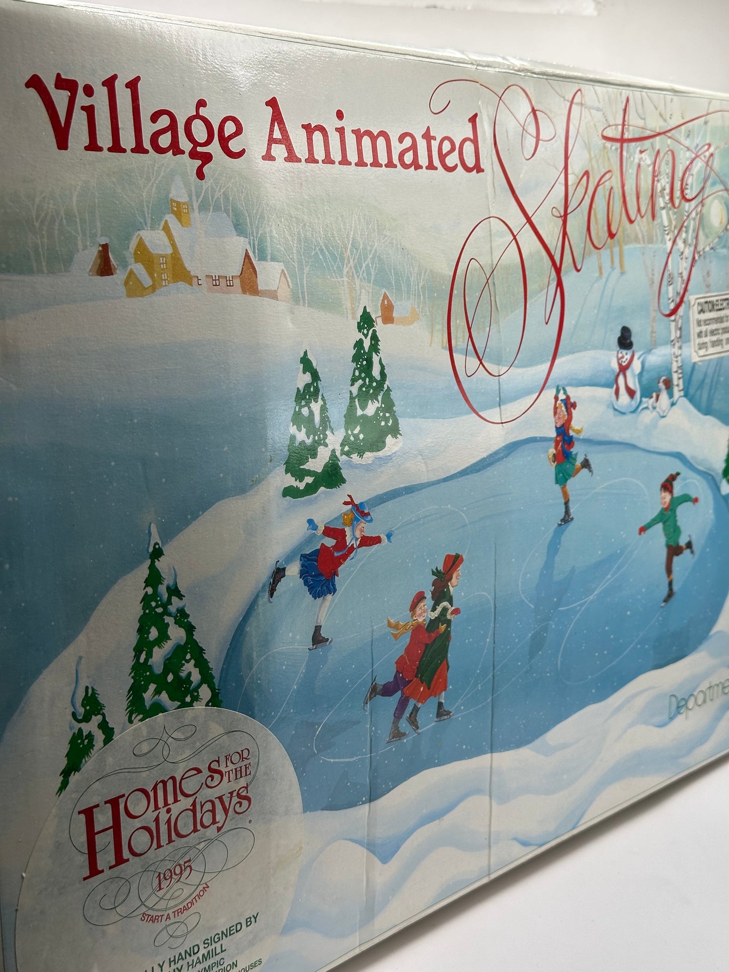 Department 56 - Village Animated Skating Pond - Village Accessories