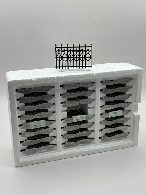 Department 56 - Victorian Wrought Iron Fence Extension - Village Accessories