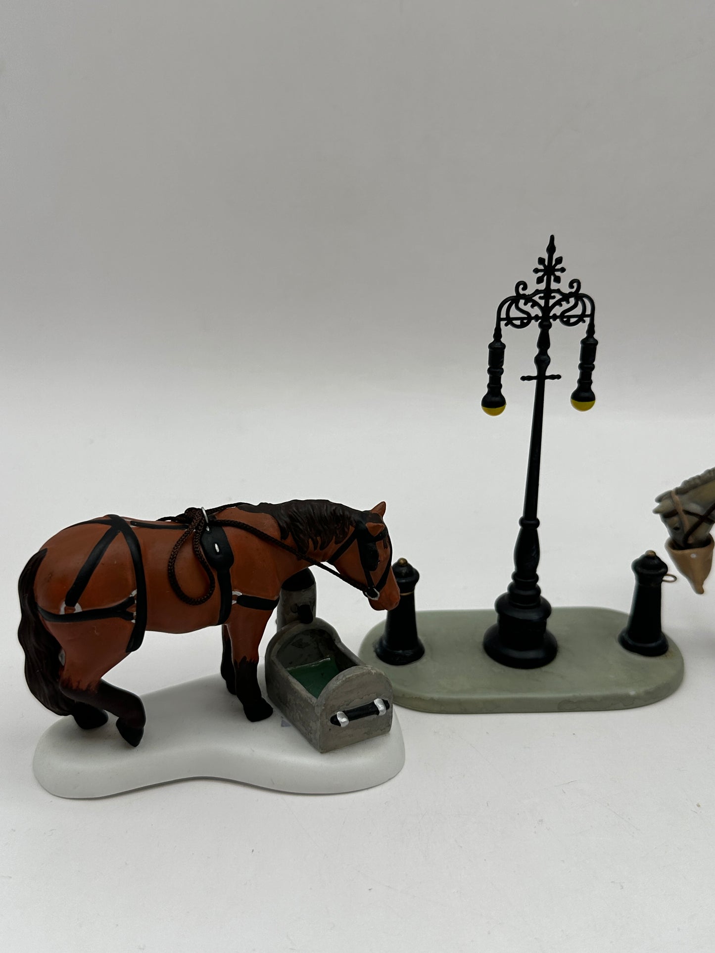 Department 56 - Horses At The Lampguard - Dickens' Village