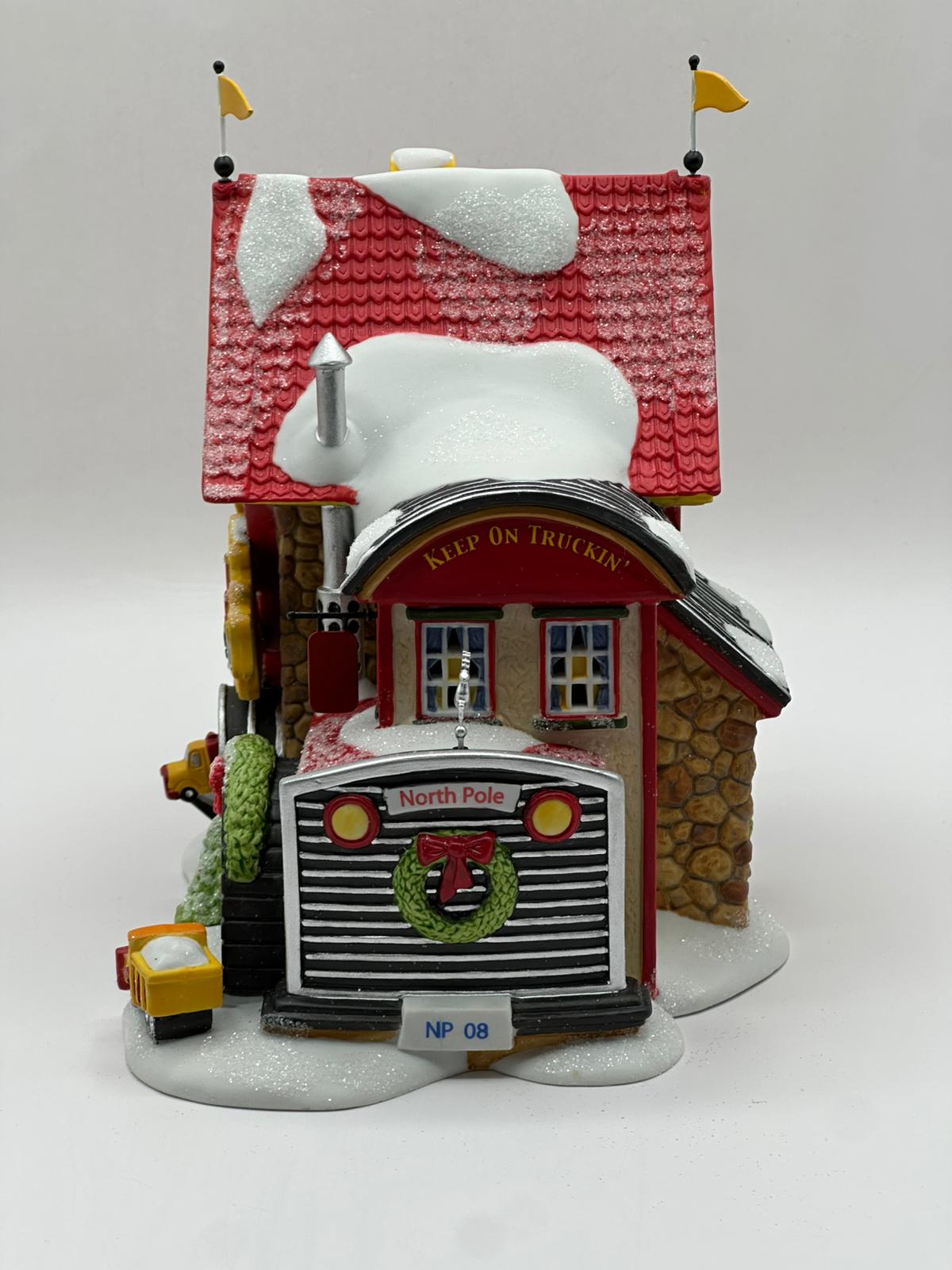 Department 56 - Dumpy's Toy Trucks - North Pole Series