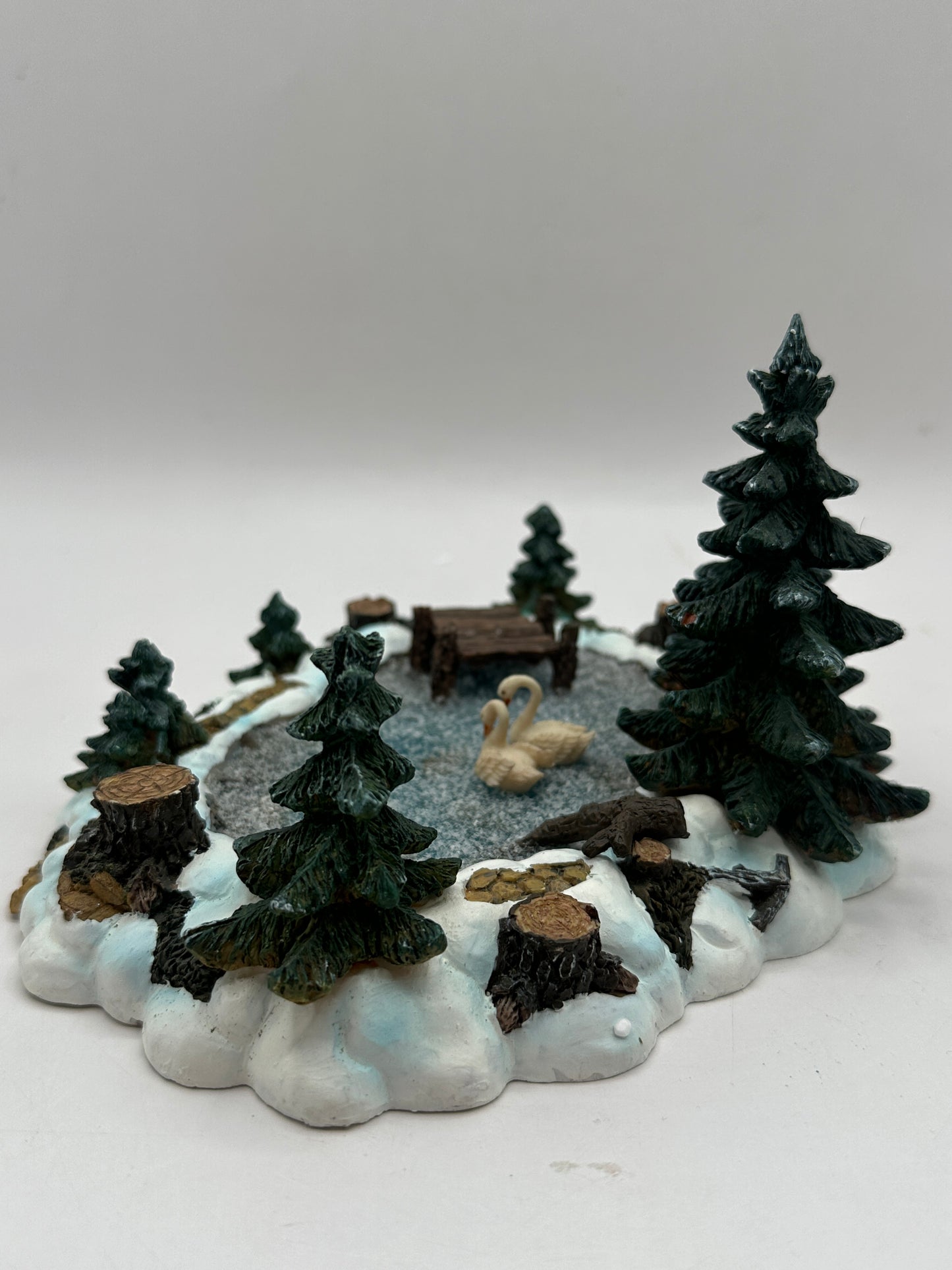 Lemax Pine Haven Pond