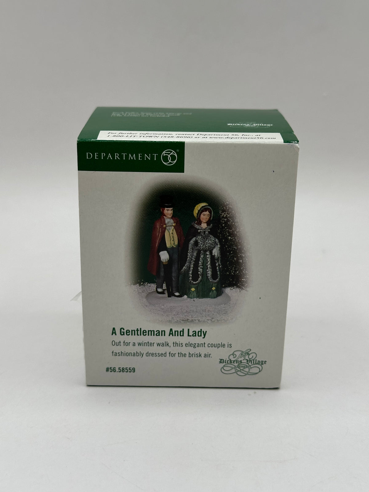 Department 56 - A Gentleman And Lady - Dickens' Village