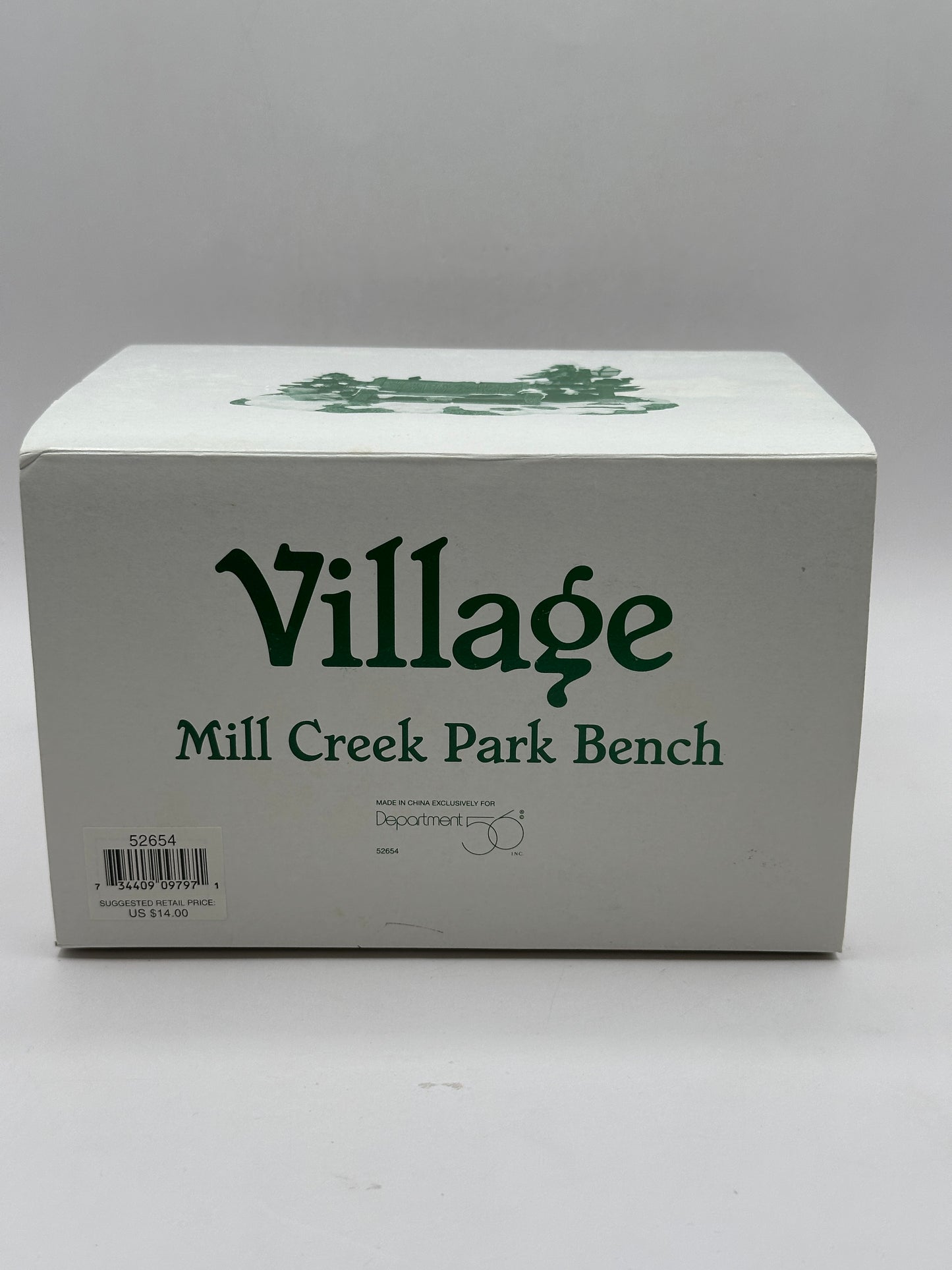 Department 56 - Mill Creek Park Bench - Village Accessories