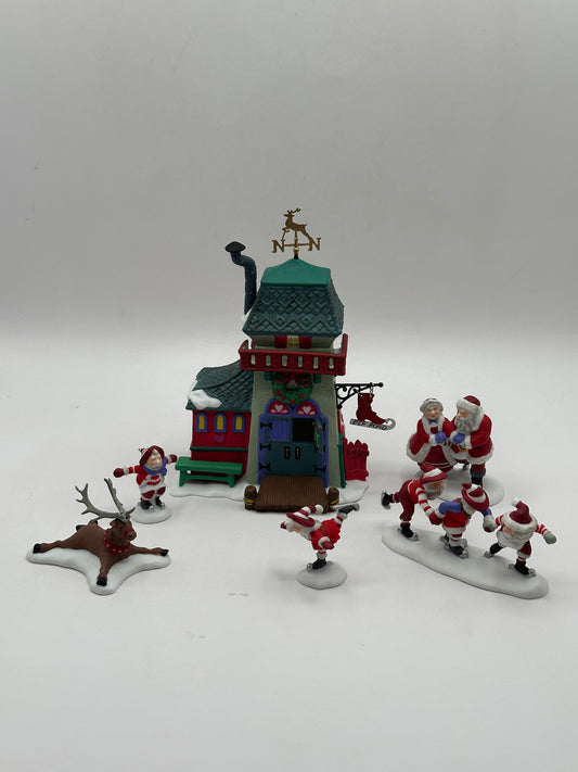 Department 56 - Peppermint Skating Party - North Pole Series