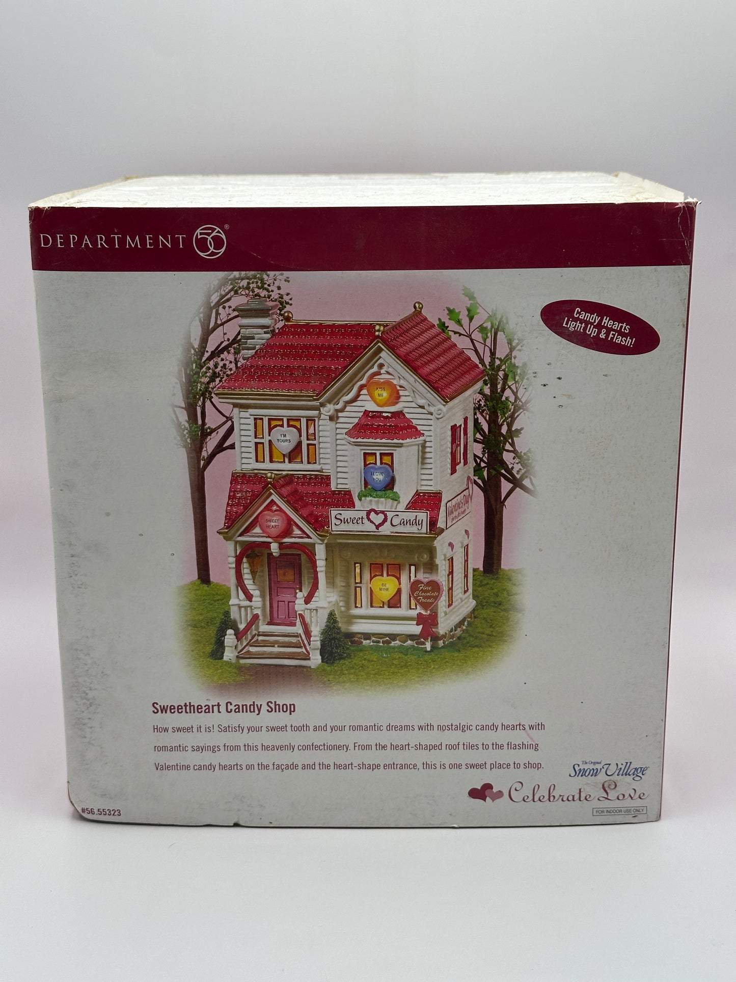 Dept 56 Original Snow Village Celebrate Love - Sweetheart Candy Shop