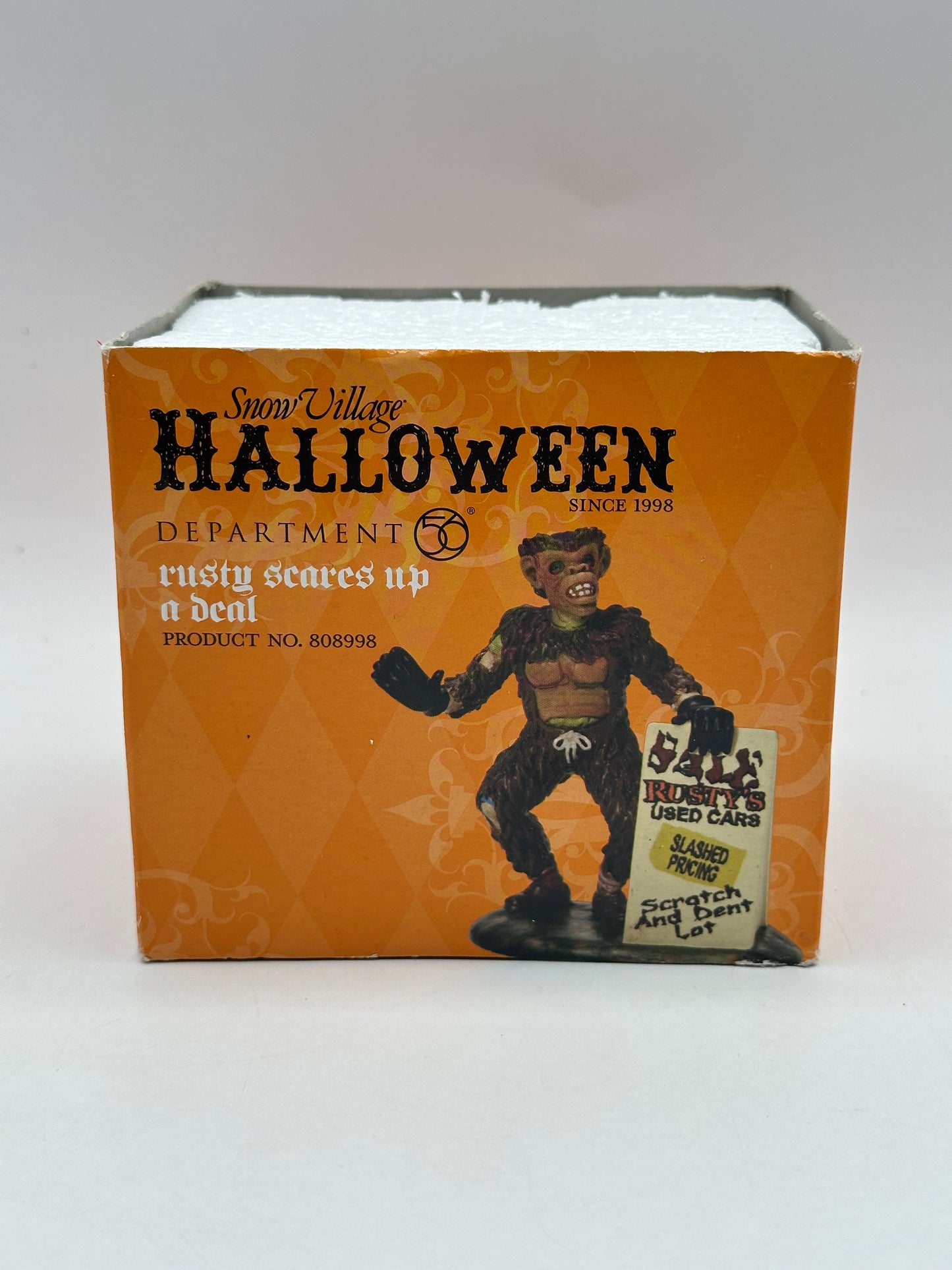 Department 56 - Rusty Scares Up A Deal - Snow Village Halloween