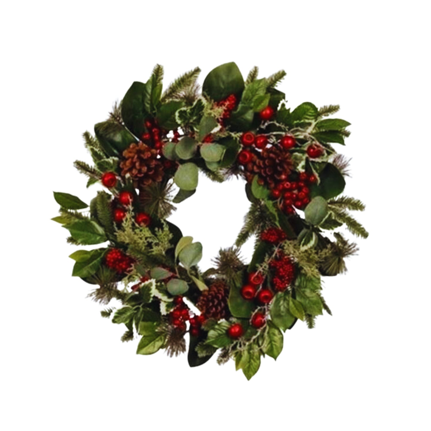 Artificial Christmas Wreath 22" – Rental Only