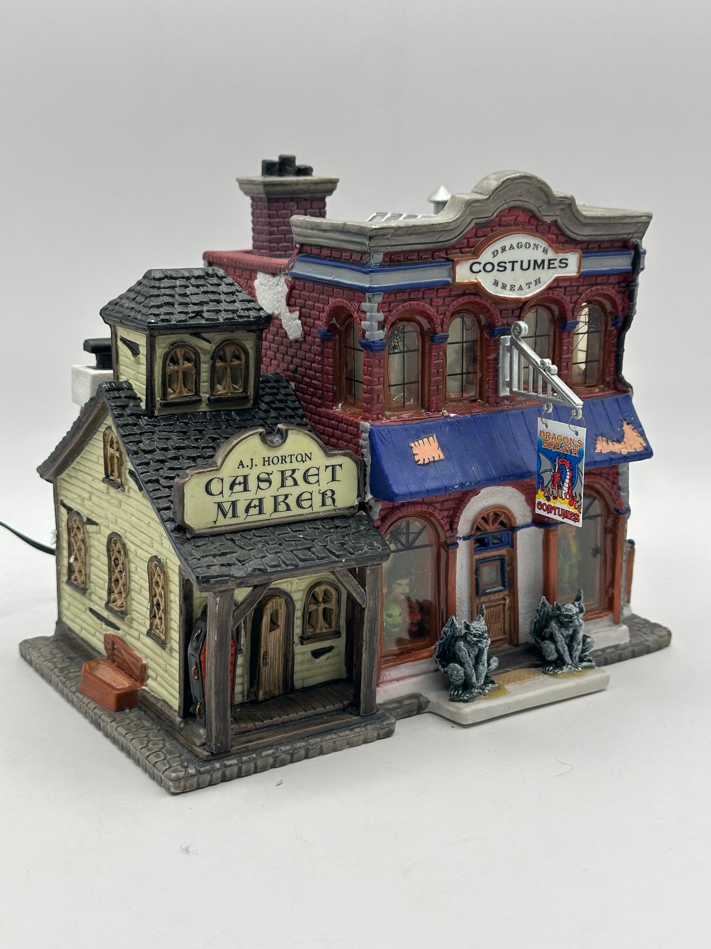 Lemax Spooky Town  - Dragon’s Breath Costume Shop
