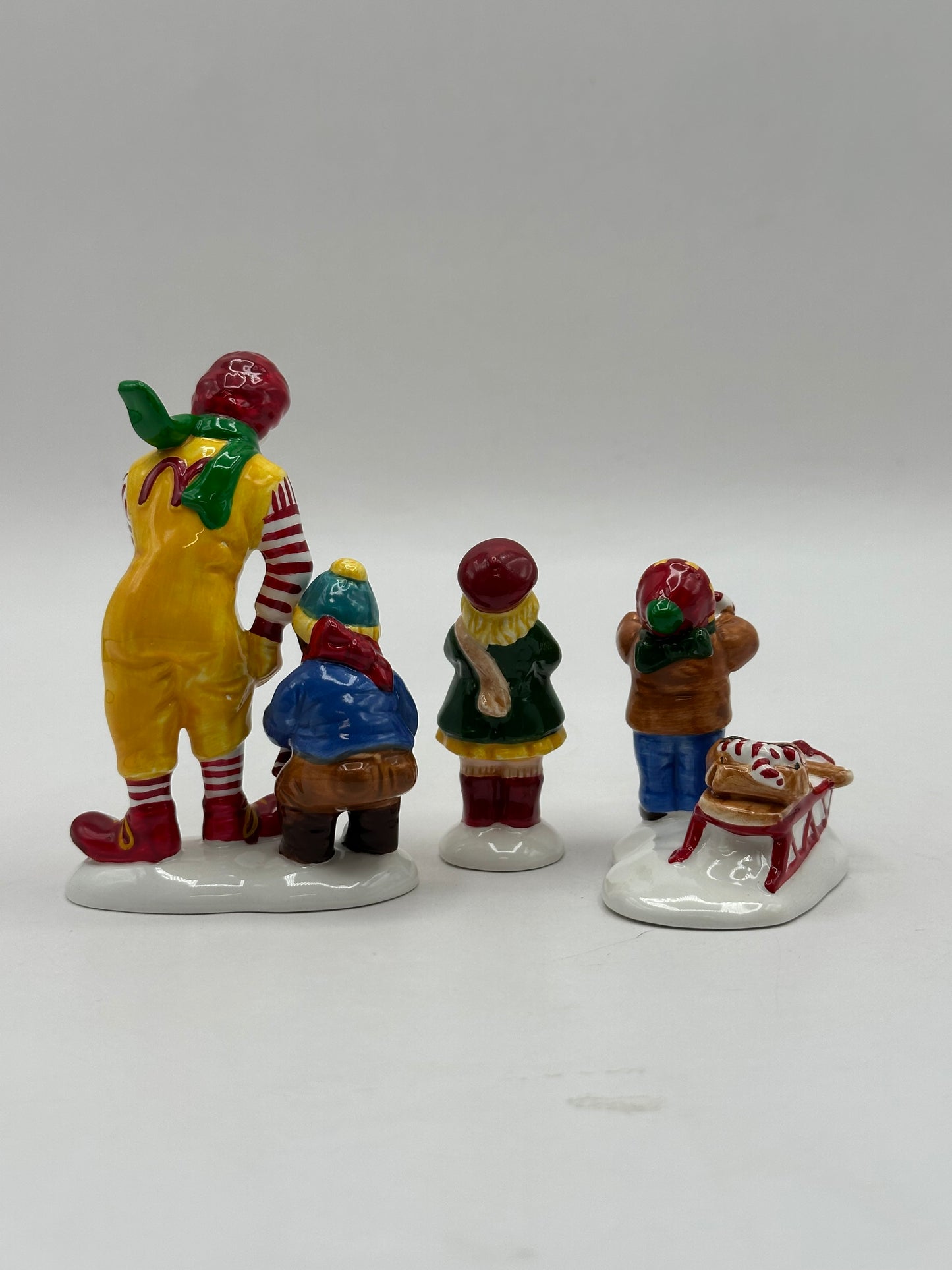 Department 56 - Kids, Candy Canes...& Ronald McDonald - Original Snow Village