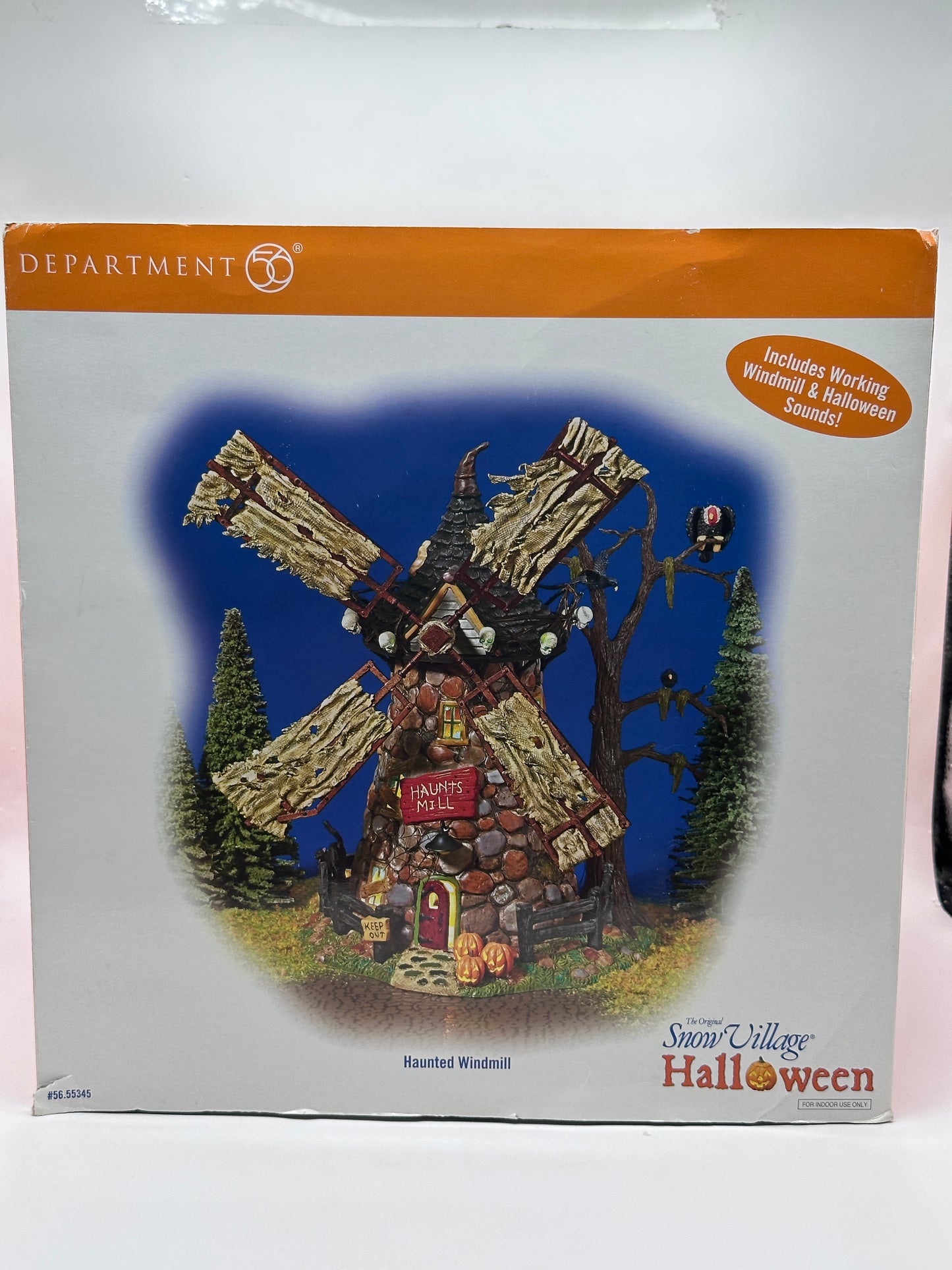 Department 56 - Haunted Windmill - Snow Village Halloween