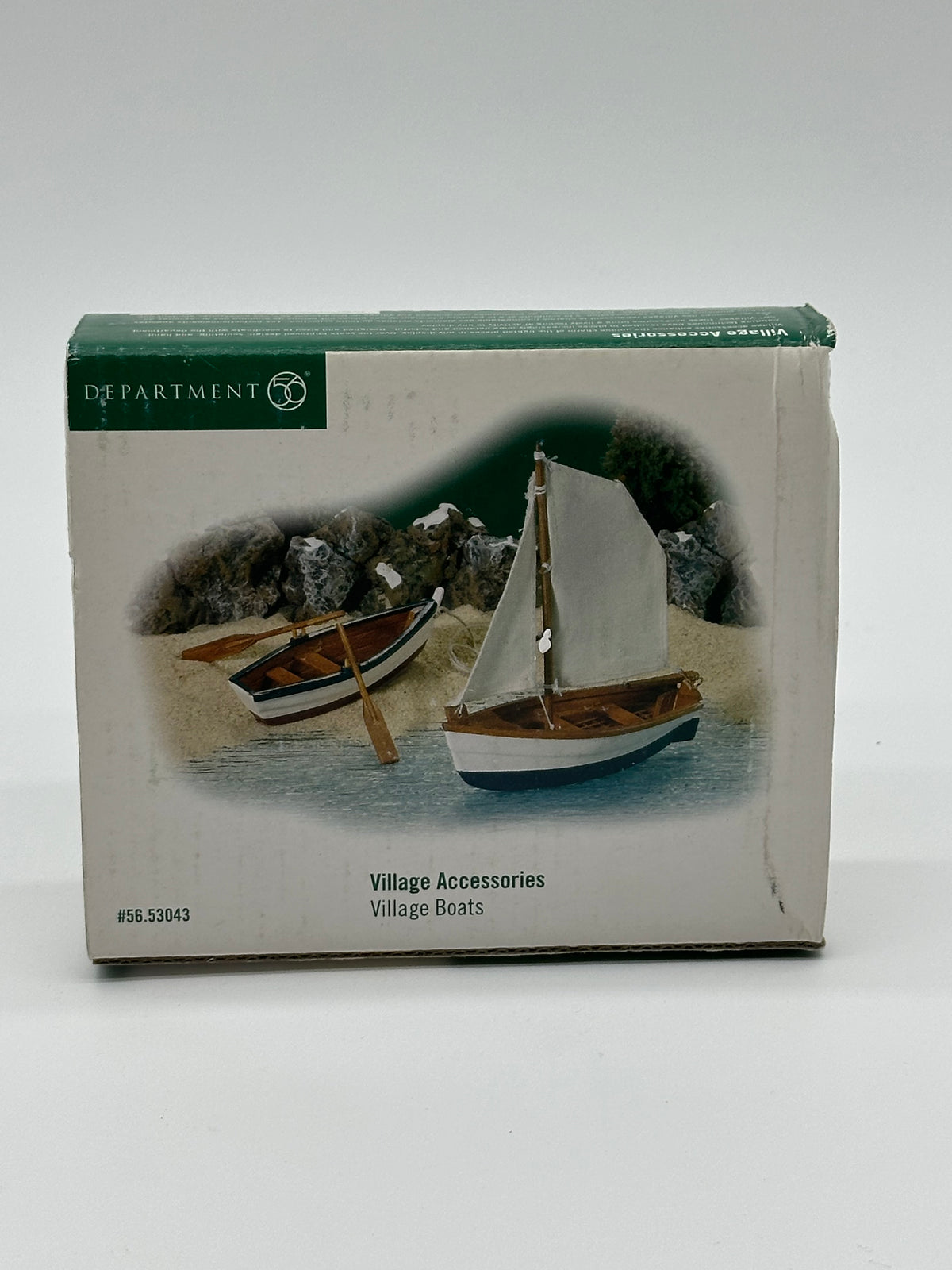 Department 56 - Village Boats - Village Accessories