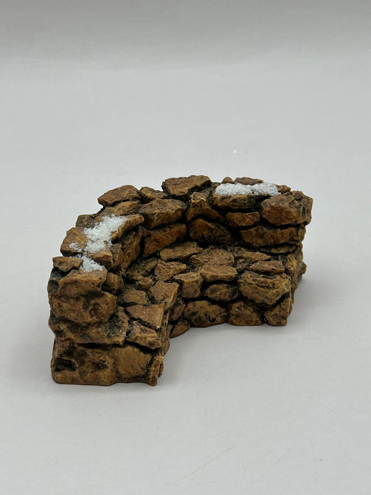 Department 56 - Village Stone Curved Wall 12 Piece Set - Village Accessories