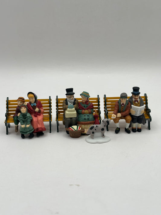 Department 56 - Sitting in Camden Park - Dickens' Village
