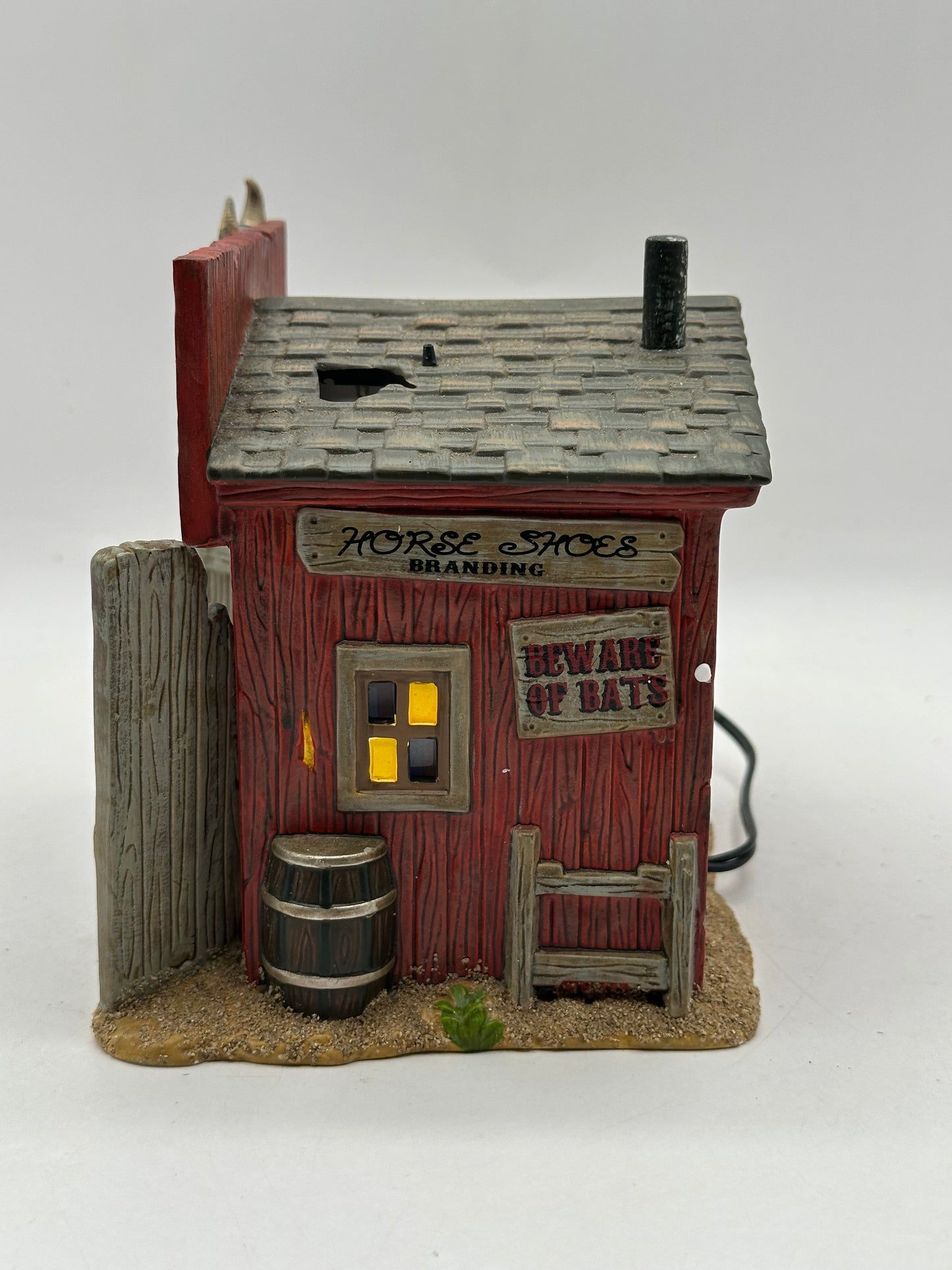 Department 56 - Hackmann's Blacksmith Shop - Snow Village Halloween