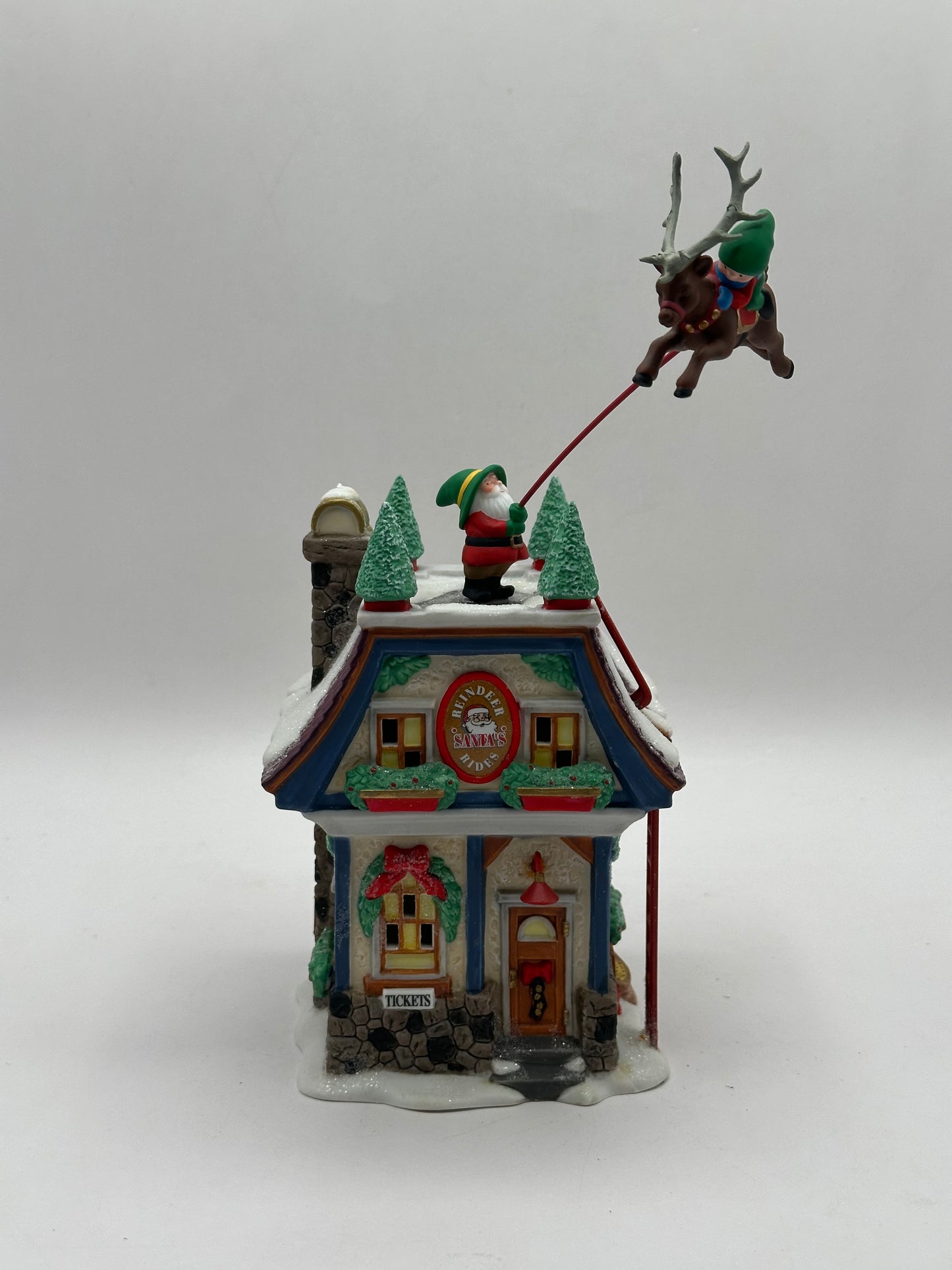 Department 56 - Santa's Reindeer Rides - North Pole Series