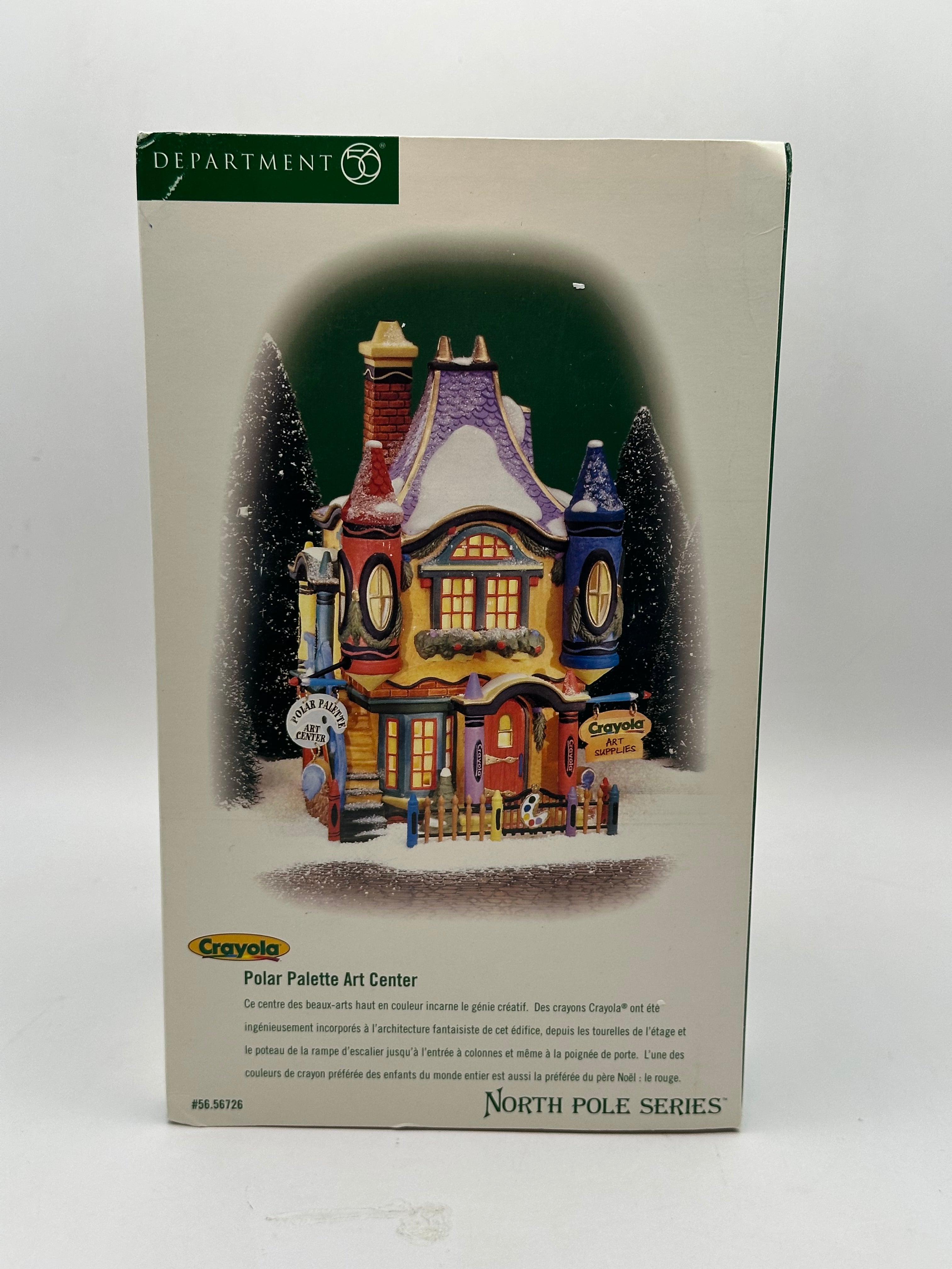 Department 56 - Crayola® Polar Palette Art Centre - North Pole