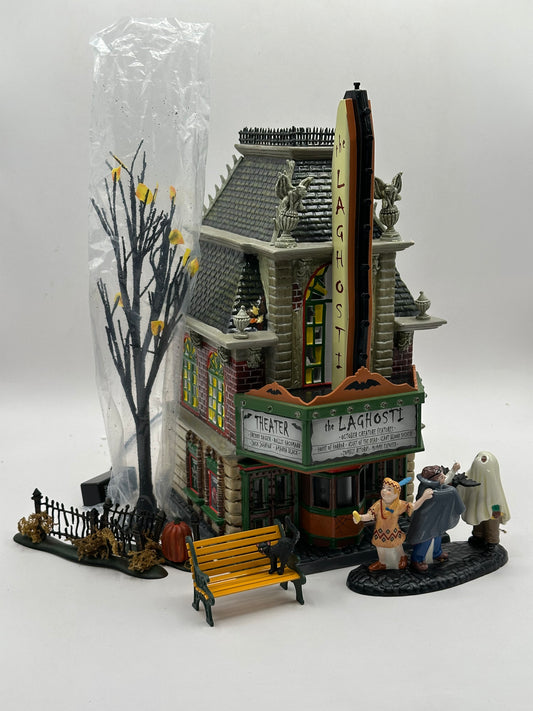 Department 56 - LaGhosti Movie Theatre - Snow Village Halloween