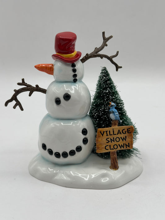 Department 56 - Village Snow Clown - Original Snow Village