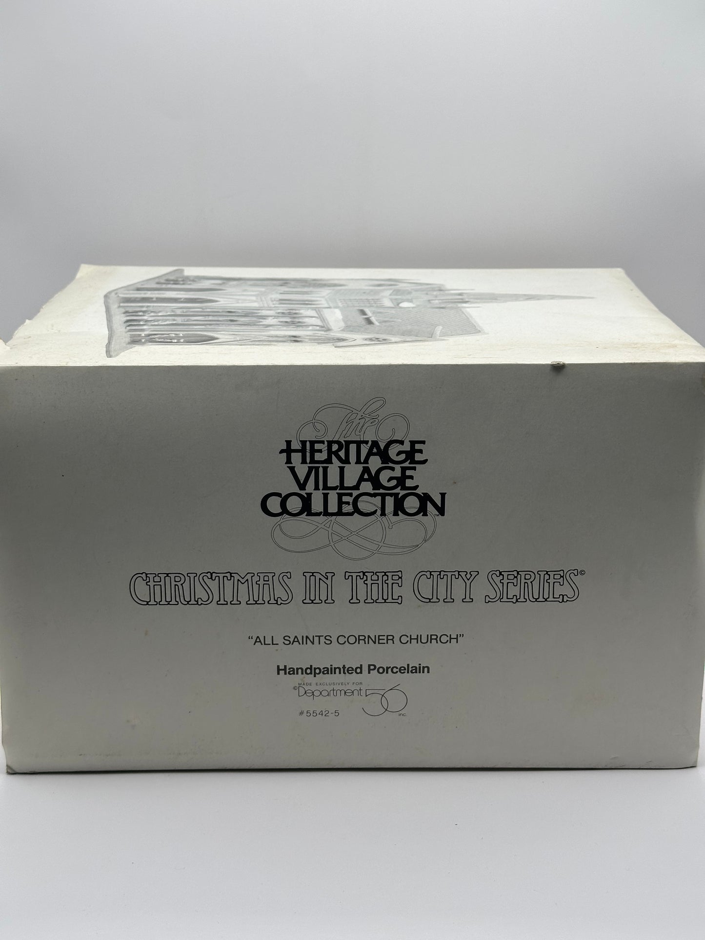 Department 56 – All Saints Corner Church – Christmas in the City