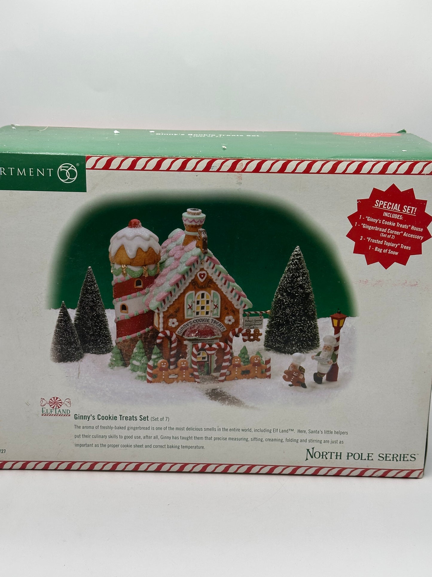 Department 56 - Ginny’s Cookie Treats - North Pole Series