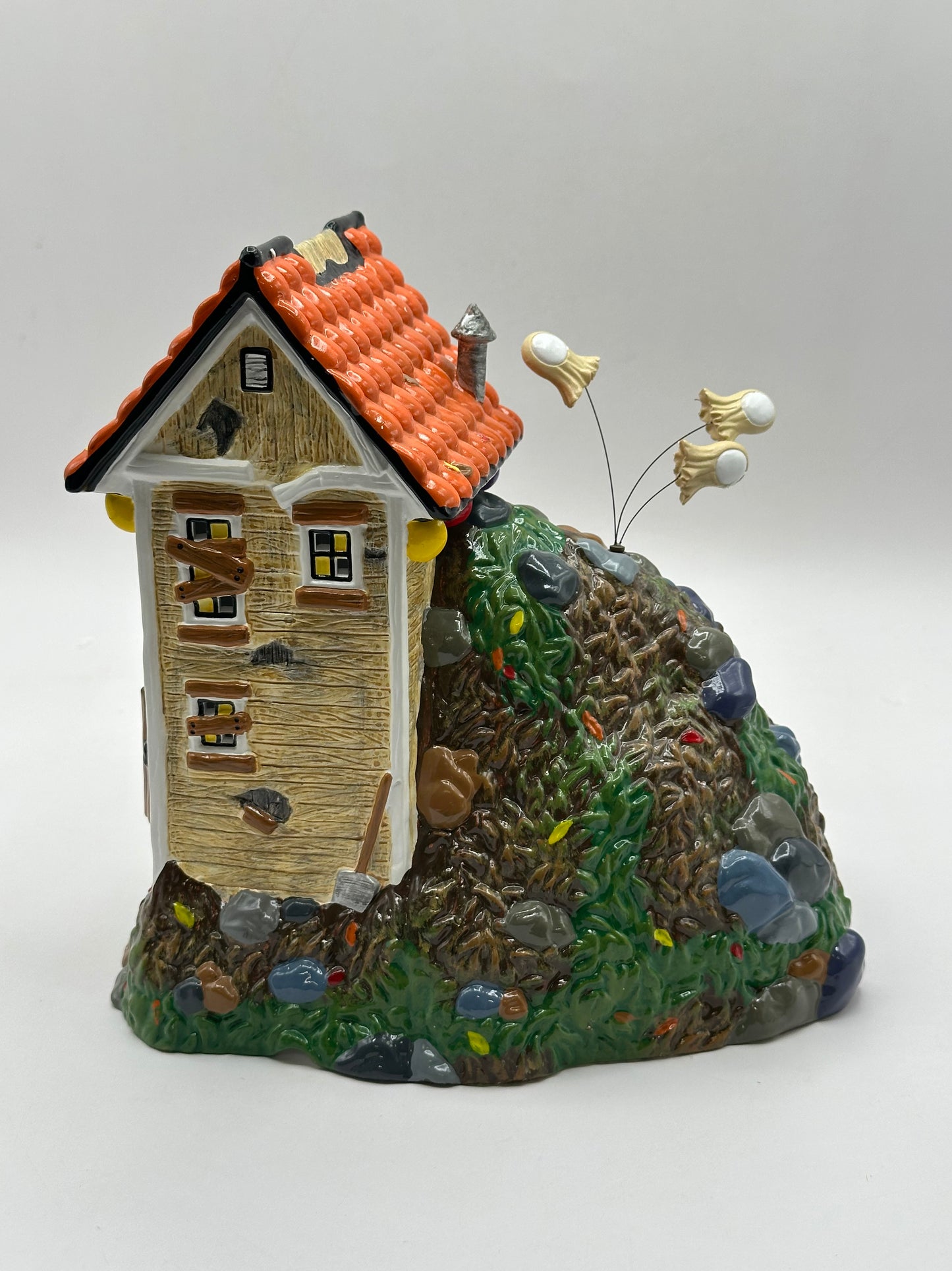 Department 56 - M&M's Haunted Mine Lighted House & Candy Dish