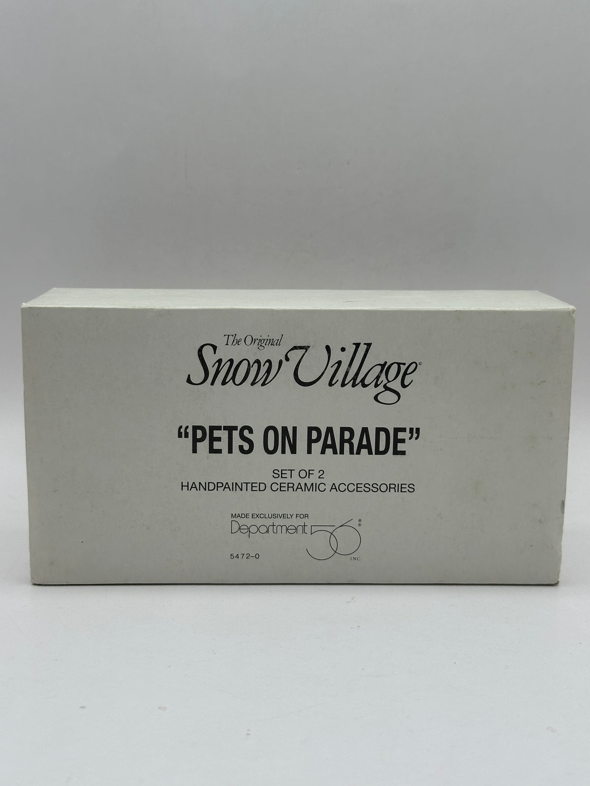 Department 56 - Pets on Parade - Original Snow Village