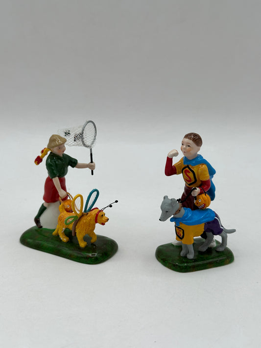 Department 56 - Canine Trick-Or-Treaters - Snow Village Halloween