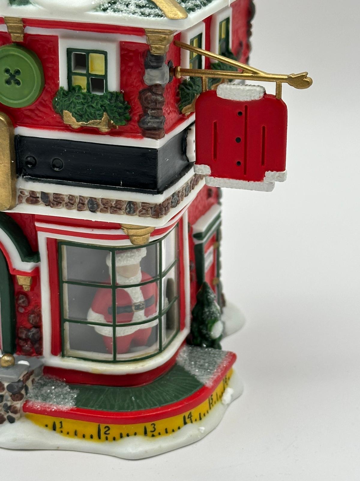 Department 56 - Santa's Tailor Shop - North Pole Series