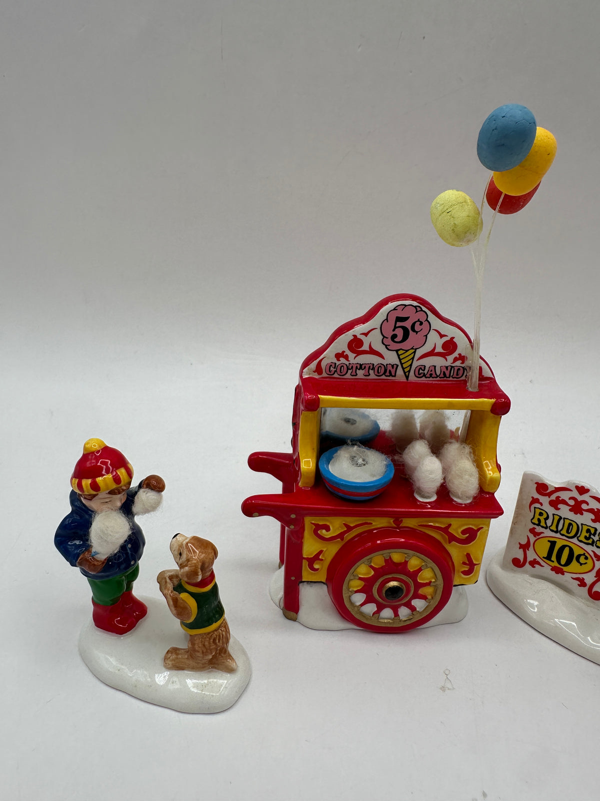 Department 56 - Carnival Tickets and Cotton Candy - Original Snow Village