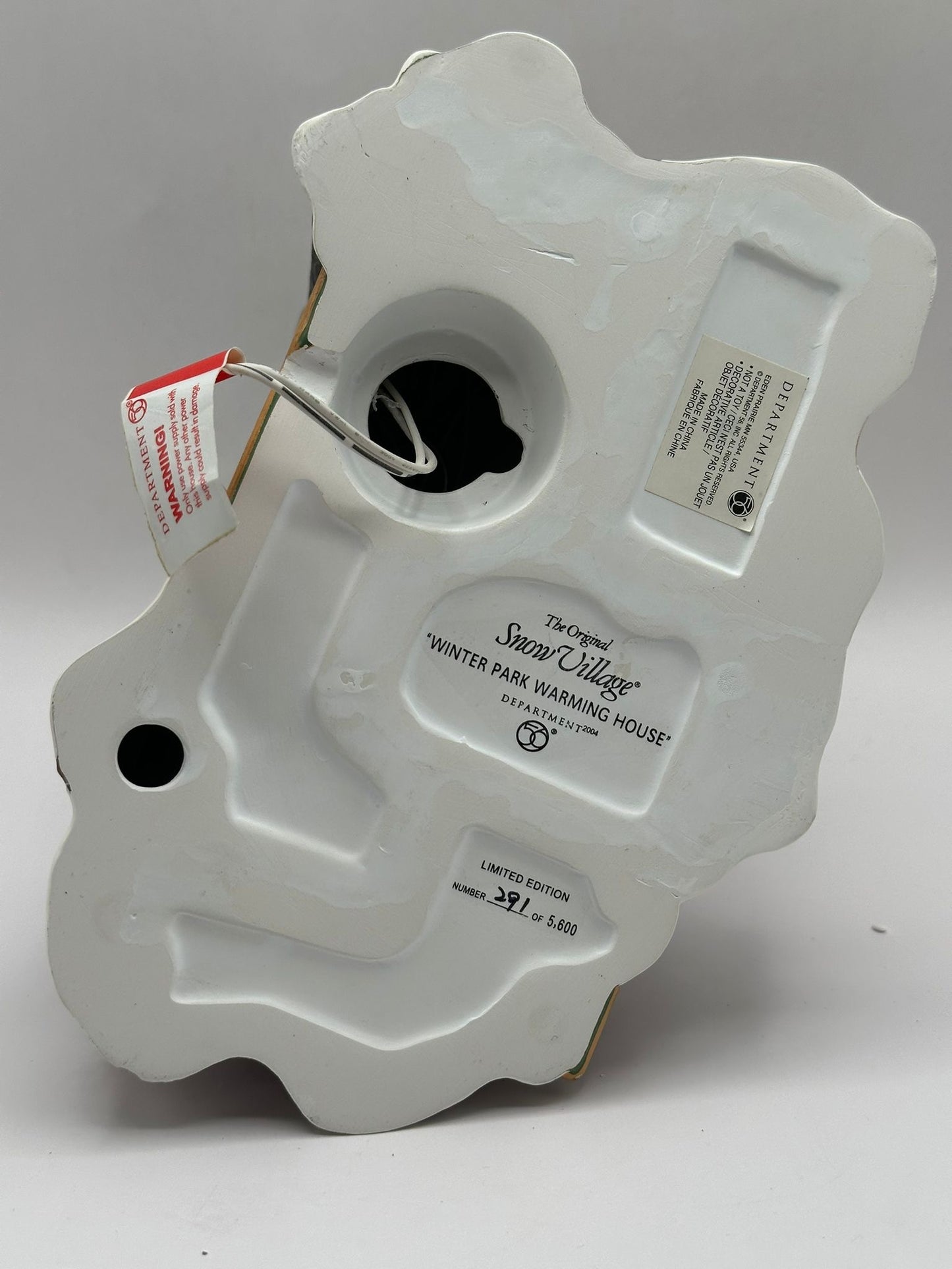 Department 56 - Winter Park Warming House - Original Snow Village