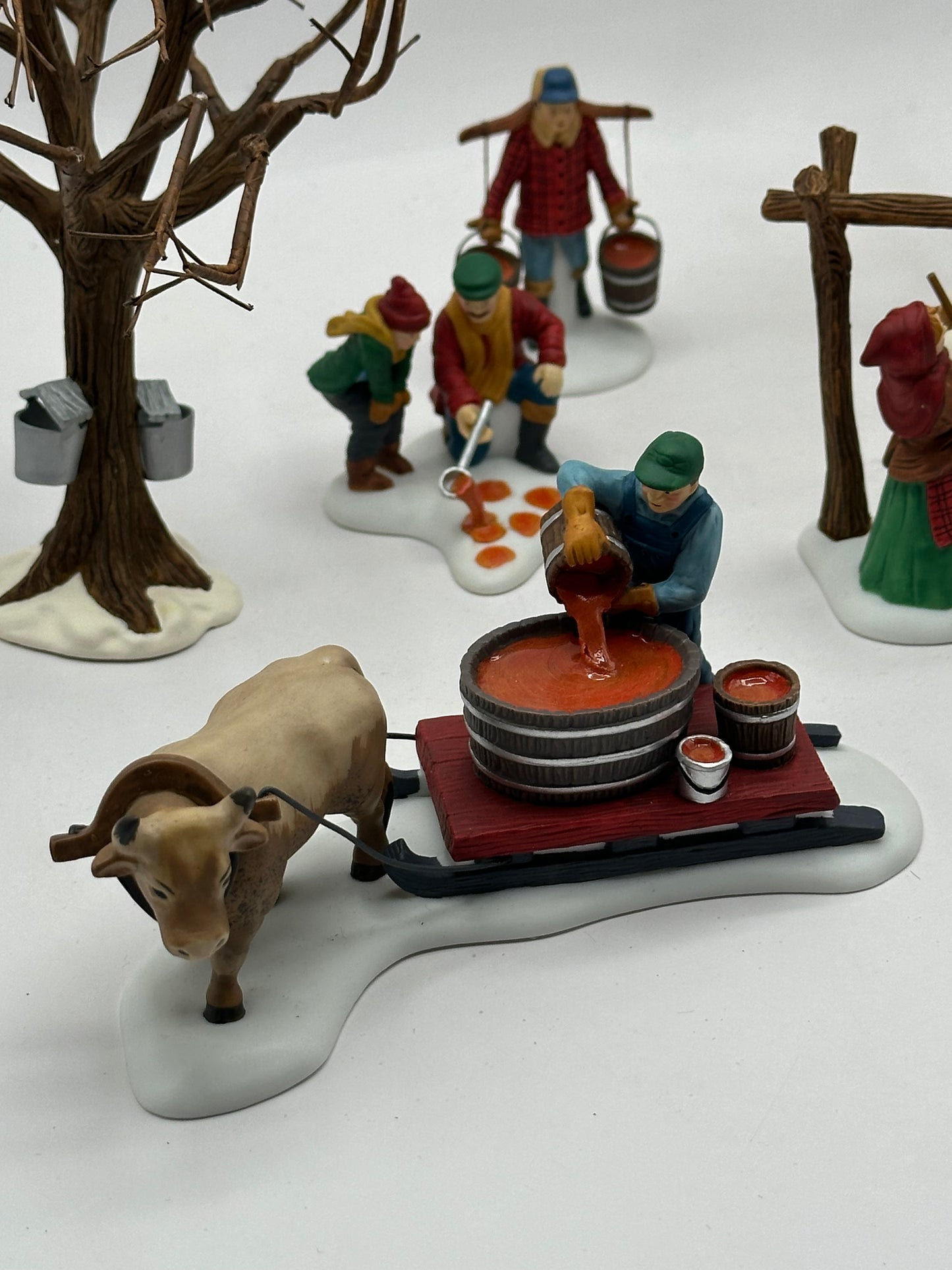 Dept 56 New England Village Tapping The Maples