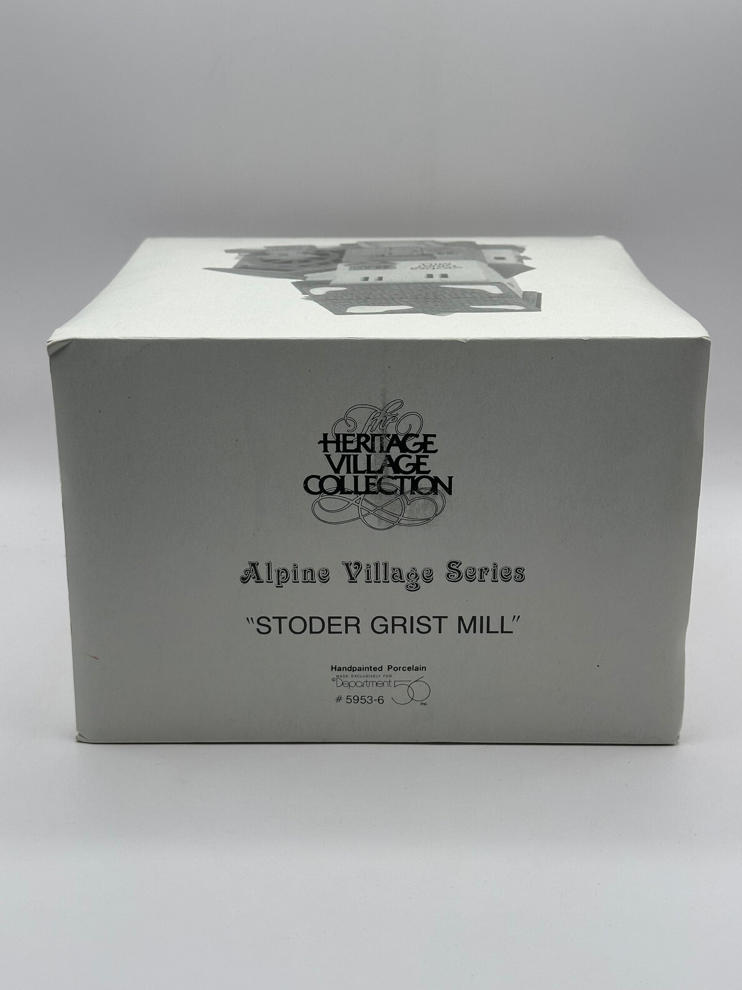 Department 56 - Stoder Grist Mill - Alpine Village