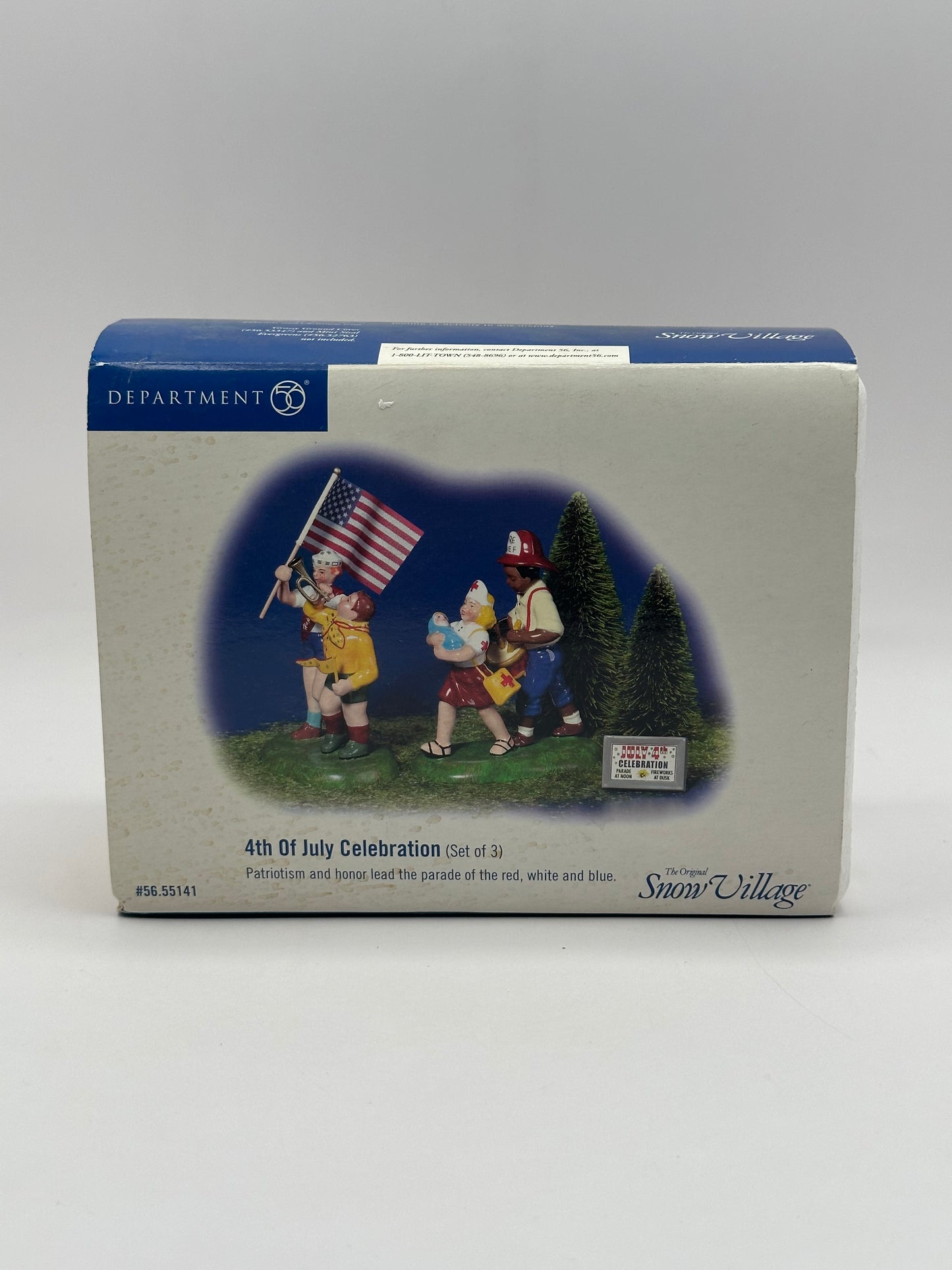 Dept 56 Original Snow Village 4th of July Celebration
