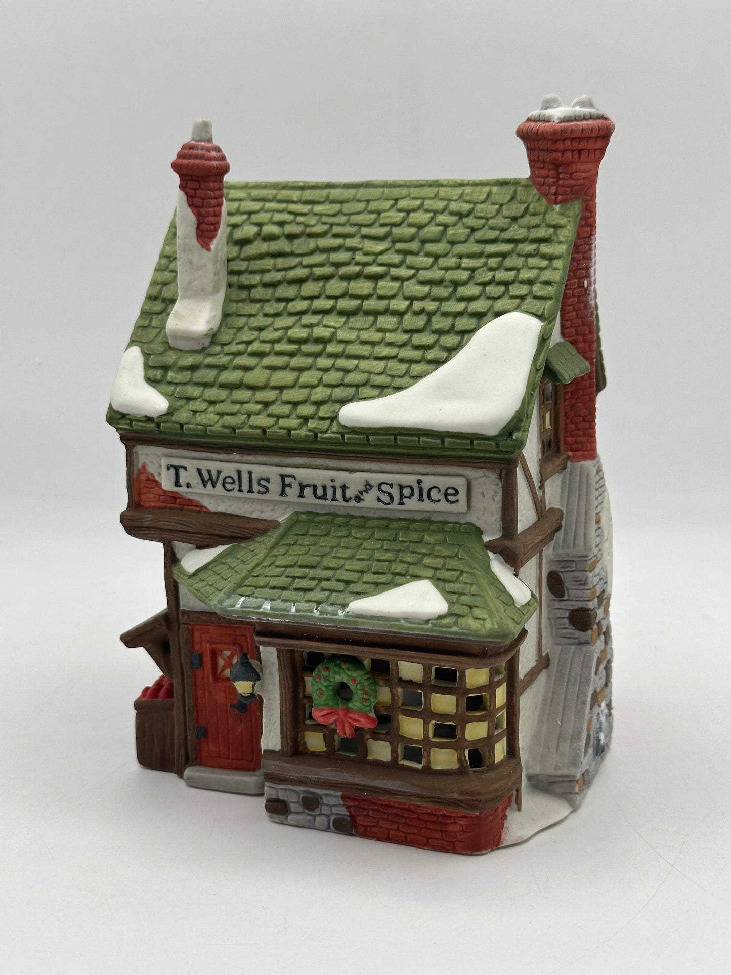 Department 56 - T. Wells Fruit And Spice Shop - Dickens’ Village