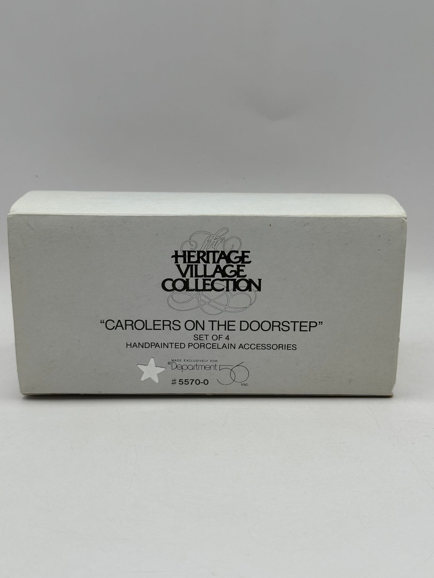 Dept 56 Dickens’ Village Carolers On The Doorstep