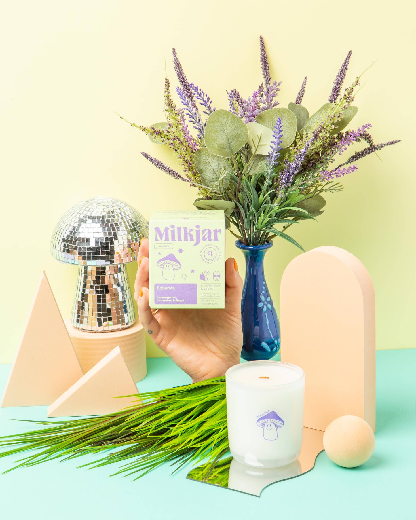 Milk Jar - Bohemia - Candle