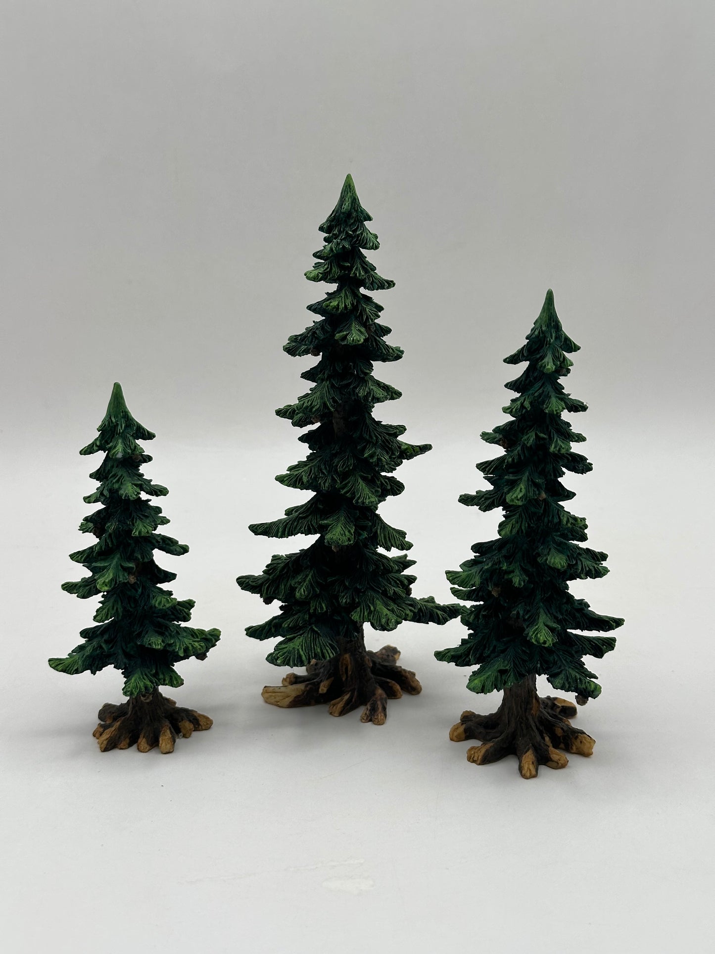 Department 56 - Pine Trees With Pine Cones - Village Accessories