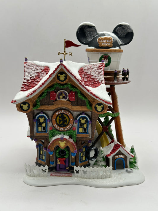 Department 56 - Mickey's North Pole Holiday House - North Pole Series