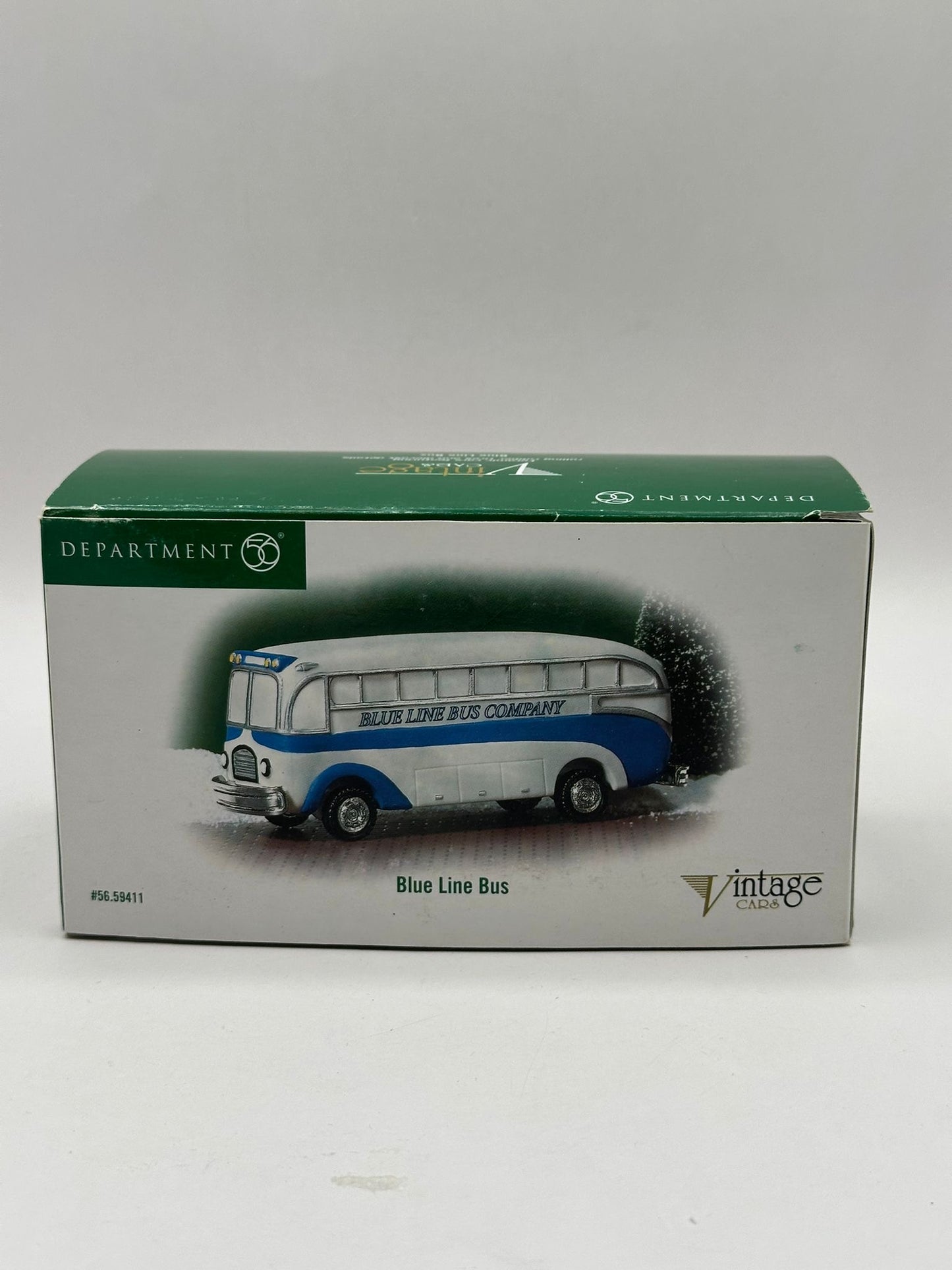 Department 56 - Blue Line Bus - Christmas in the City