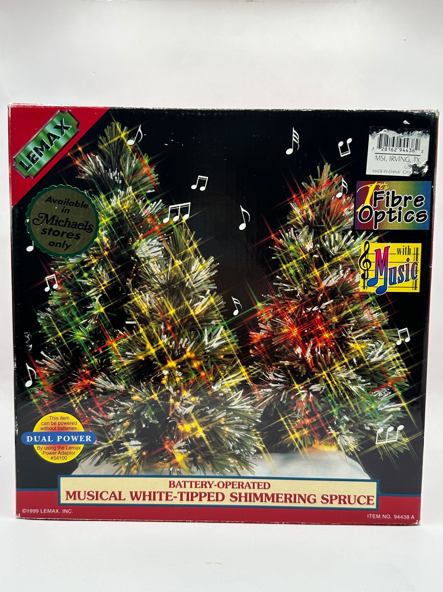 Lemax Musical White-Tipped Shimmering Spruce