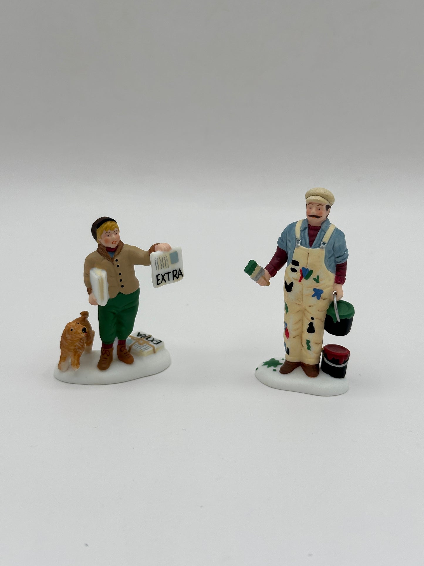 Department 56 - City Professions - House Painter & Newspaper Boy - Christmas in the City